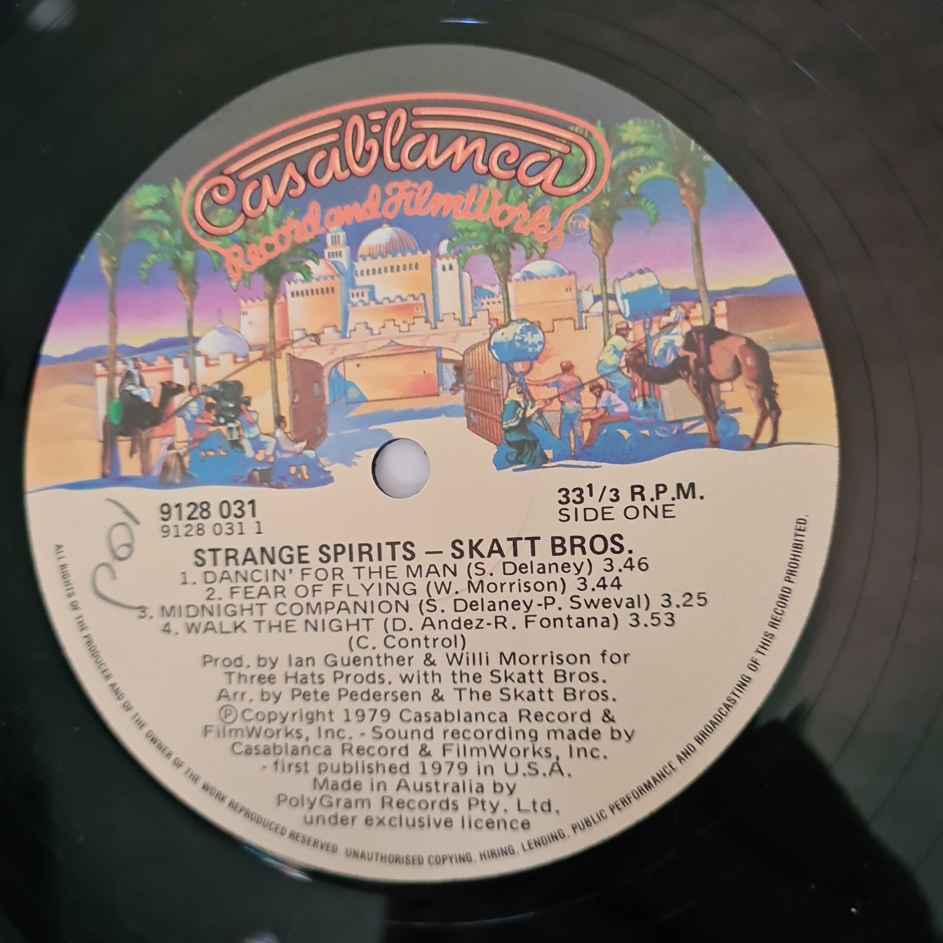 Skatt Bros (KISS related) – Strange Spirits - 1979 - Vinyl Record LP - Sound Hound Records