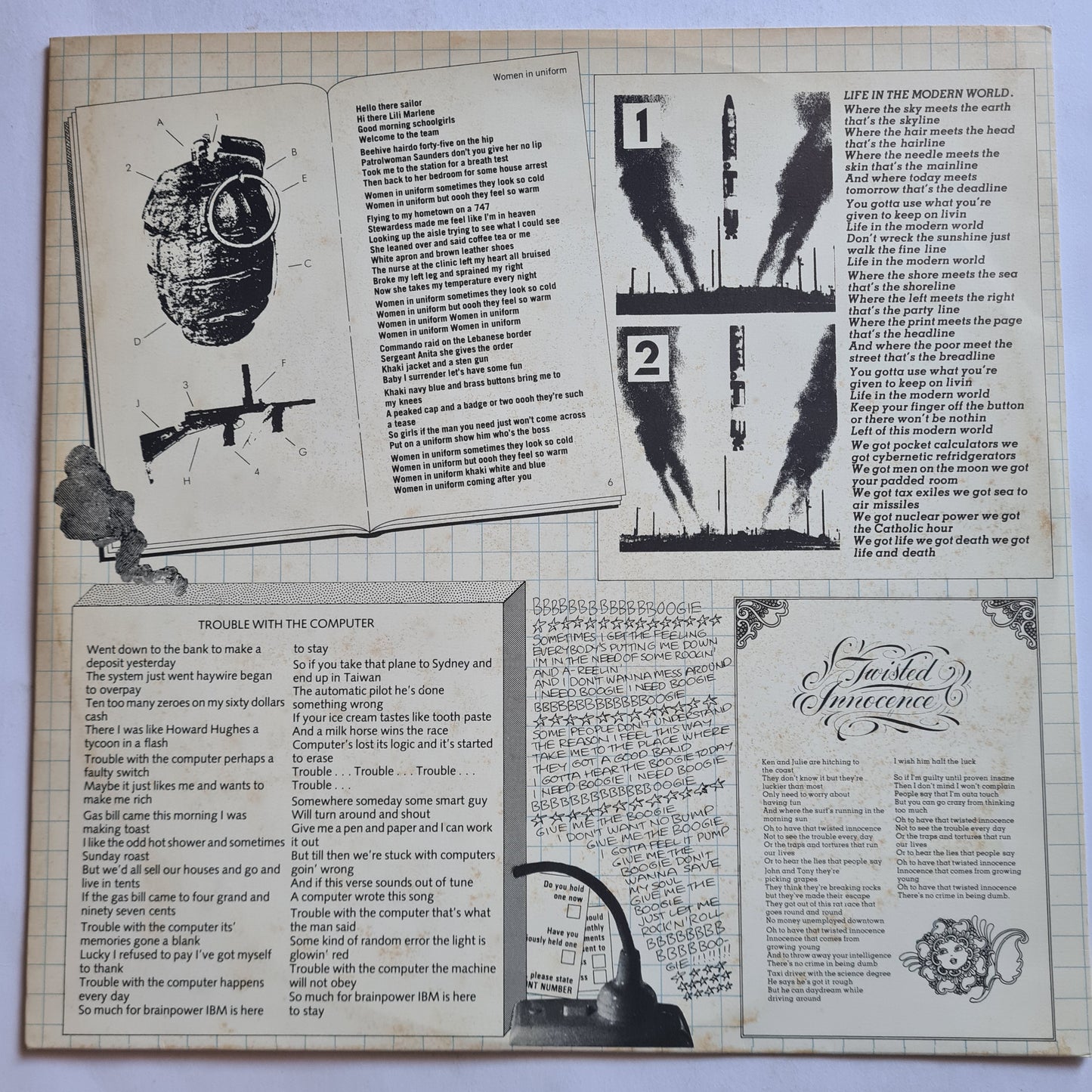 Skyhooks – Guilty Until Proven Insane - 1978 - Vinyl Record LP - Sound Hound Records
