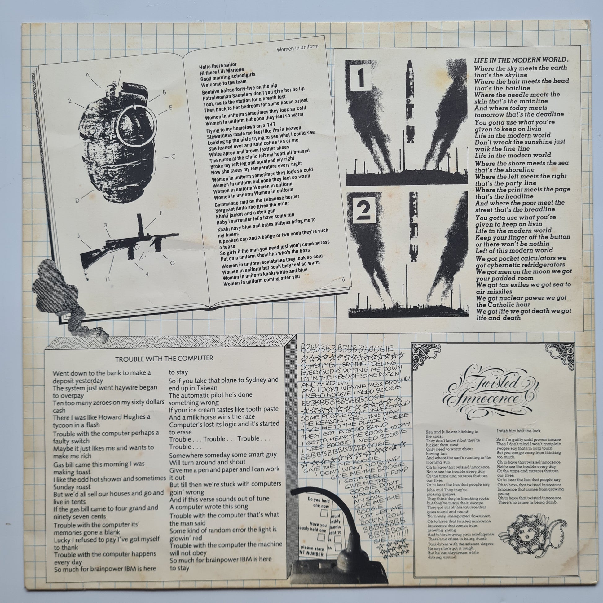 Skyhooks – Guilty Until Proven Insane - 1978 (Limited Edition RED VINYL) - Vinyl Record LP - Sound Hound Records