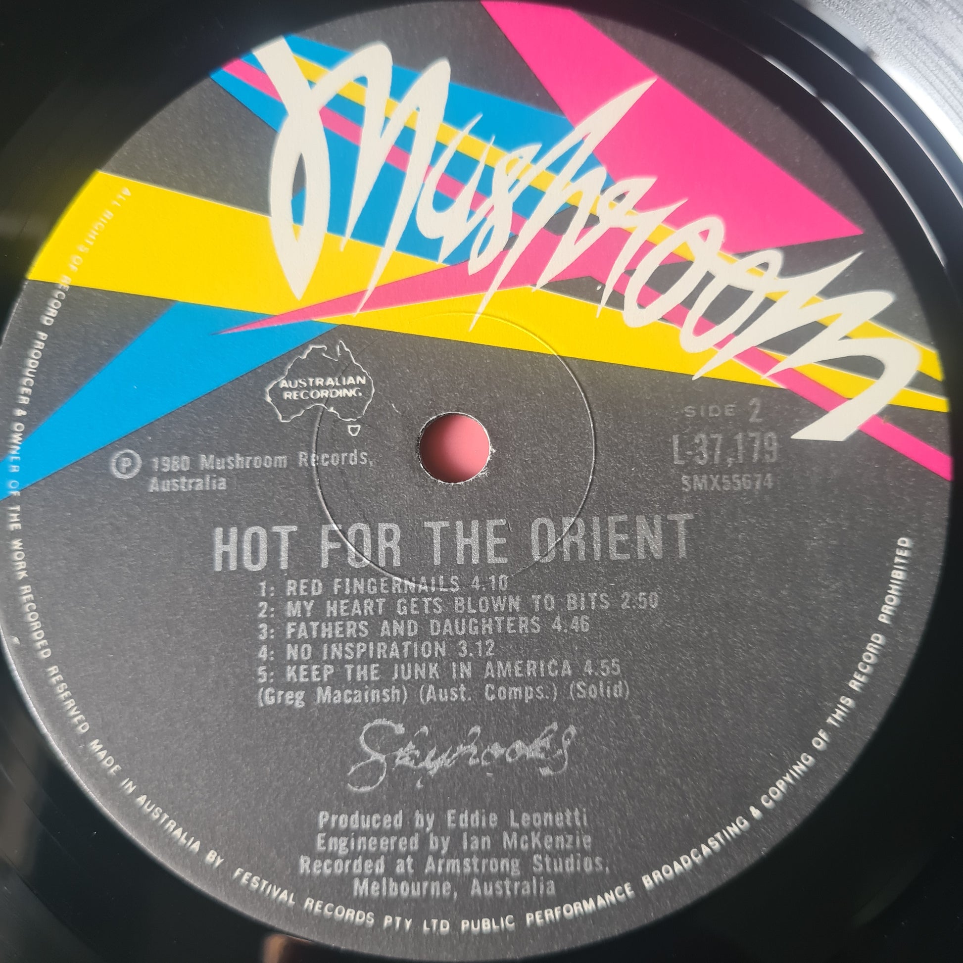 Skyhooks – Hot For The Orient - 1980 (mid 80's reissue) - Vinyl Record LP - Sound Hound Records