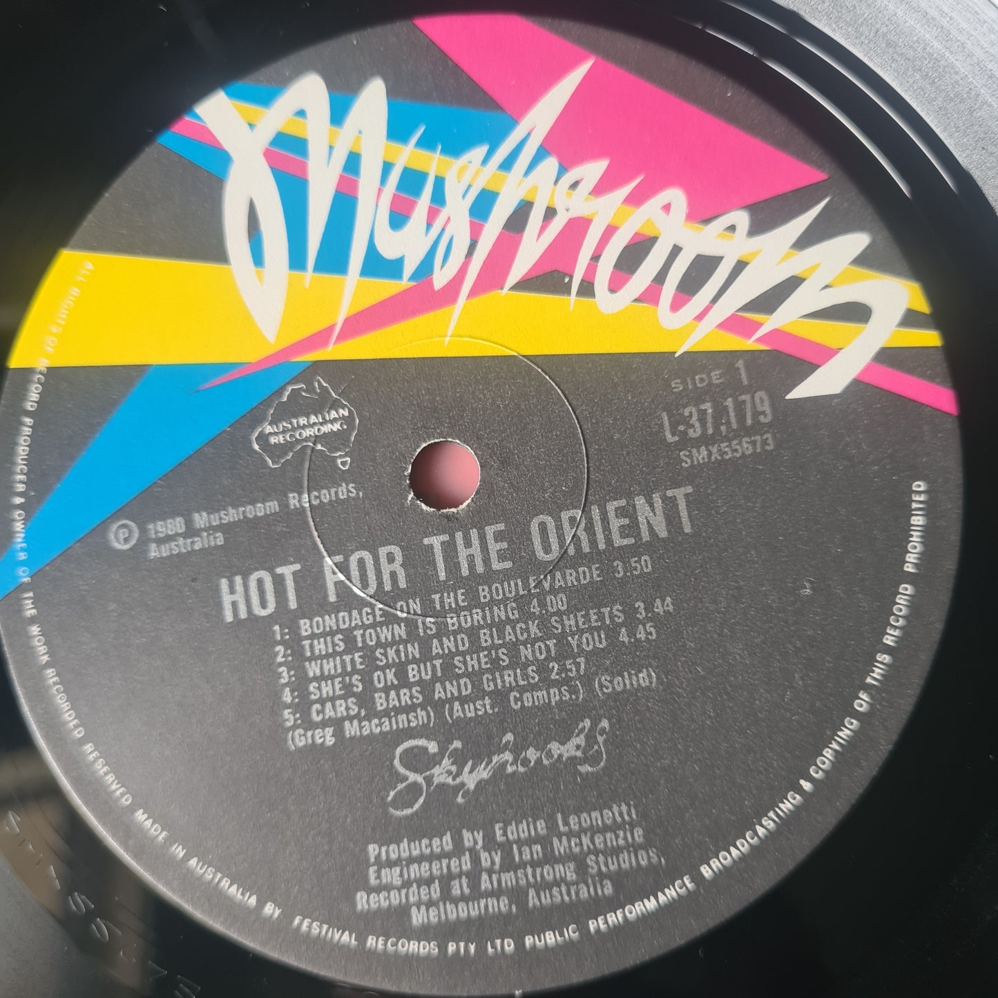Skyhooks – Hot For The Orient - 1980 (mid 80's reissue) - Vinyl Record LP - Sound Hound Records