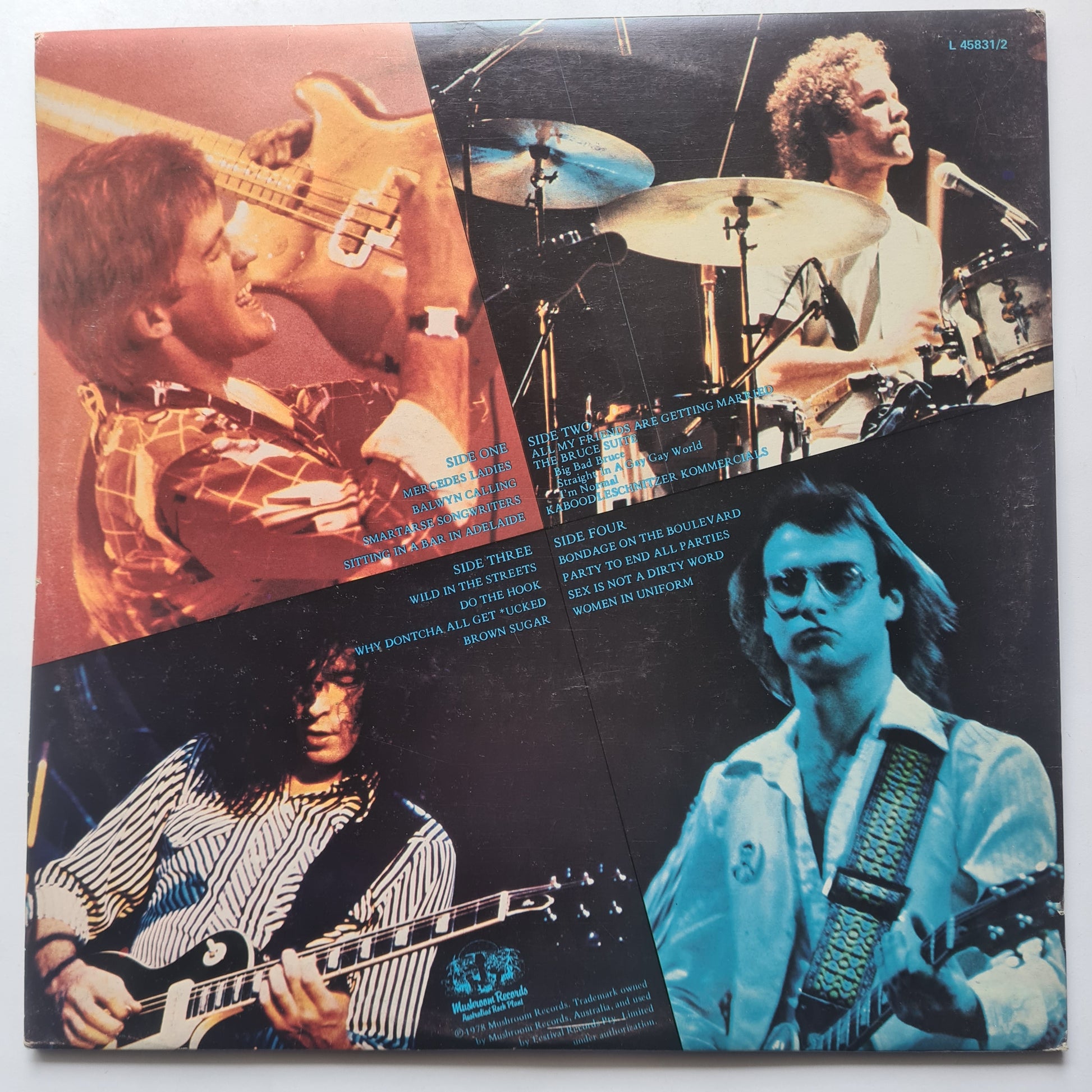Skyhooks – Live! Be In It - 1978 (Gatefold) - Vinyl Record 2LP - Sound Hound Records