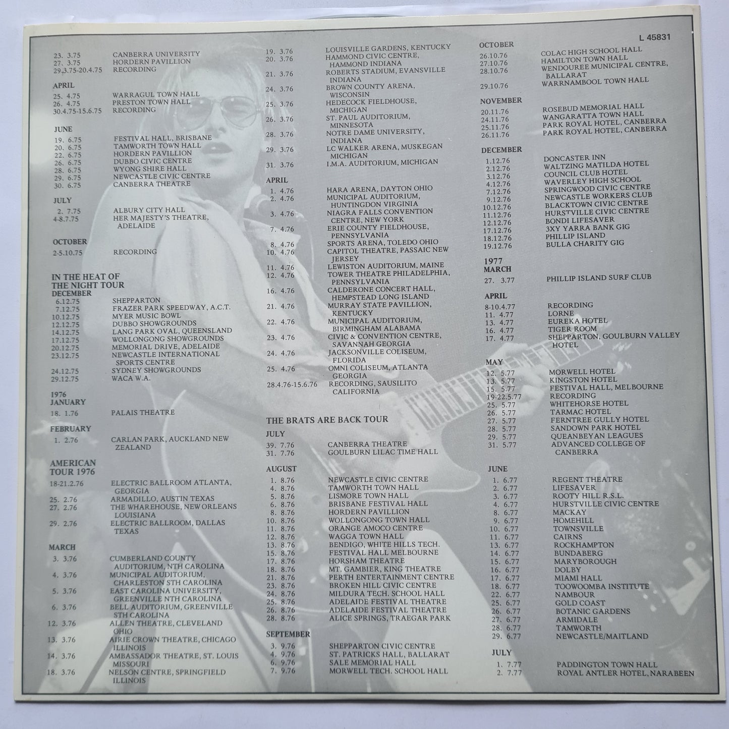 Skyhooks – Live! Be In It - 1978 (Gatefold) - Vinyl Record 2LP - Sound Hound Records