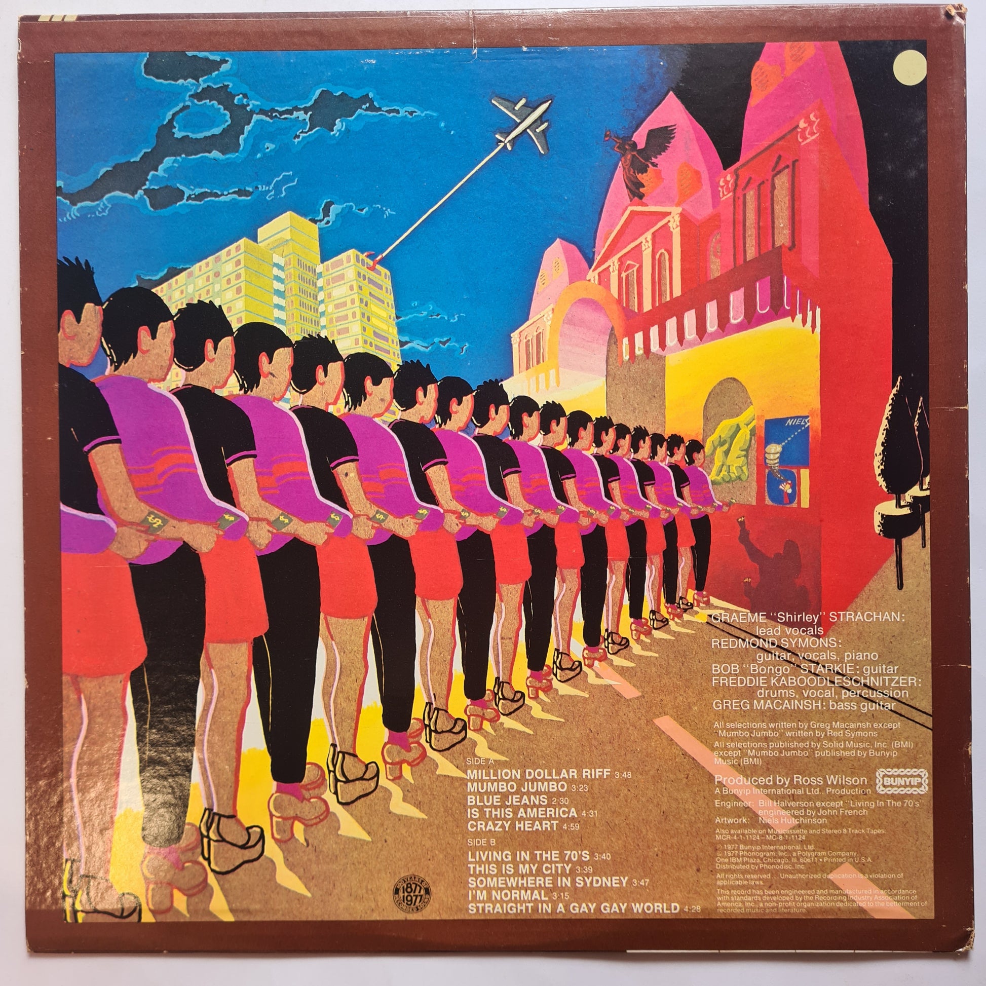 Skyhooks – Living In The 70's - 1977 (RARE USA Compilation Pressing) - Vinyl Record LP - Sound Hound Records