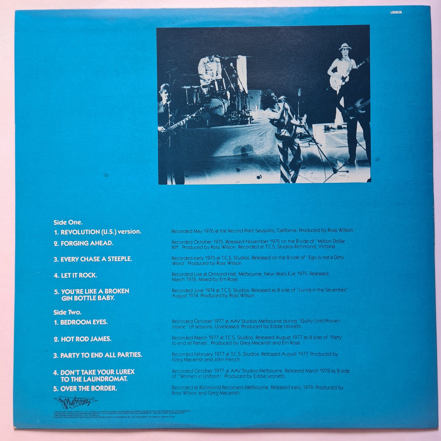 Skyhooks – Singles & B Sides - 1982 - Vinyl Record LP (near mint) - Sound Hound Records