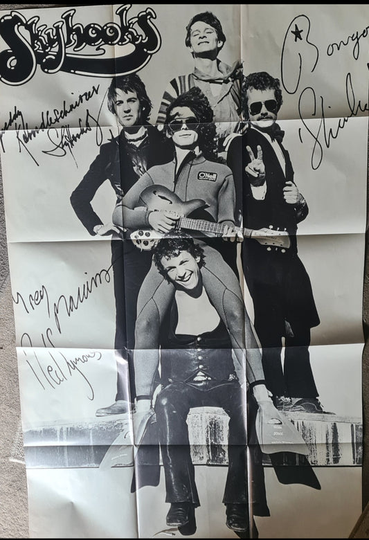 Skyhooks – Straight In A Gay Gay World (with Poster) - 1976 - Vinyl Record LP (near mint) - Sound Hound Records