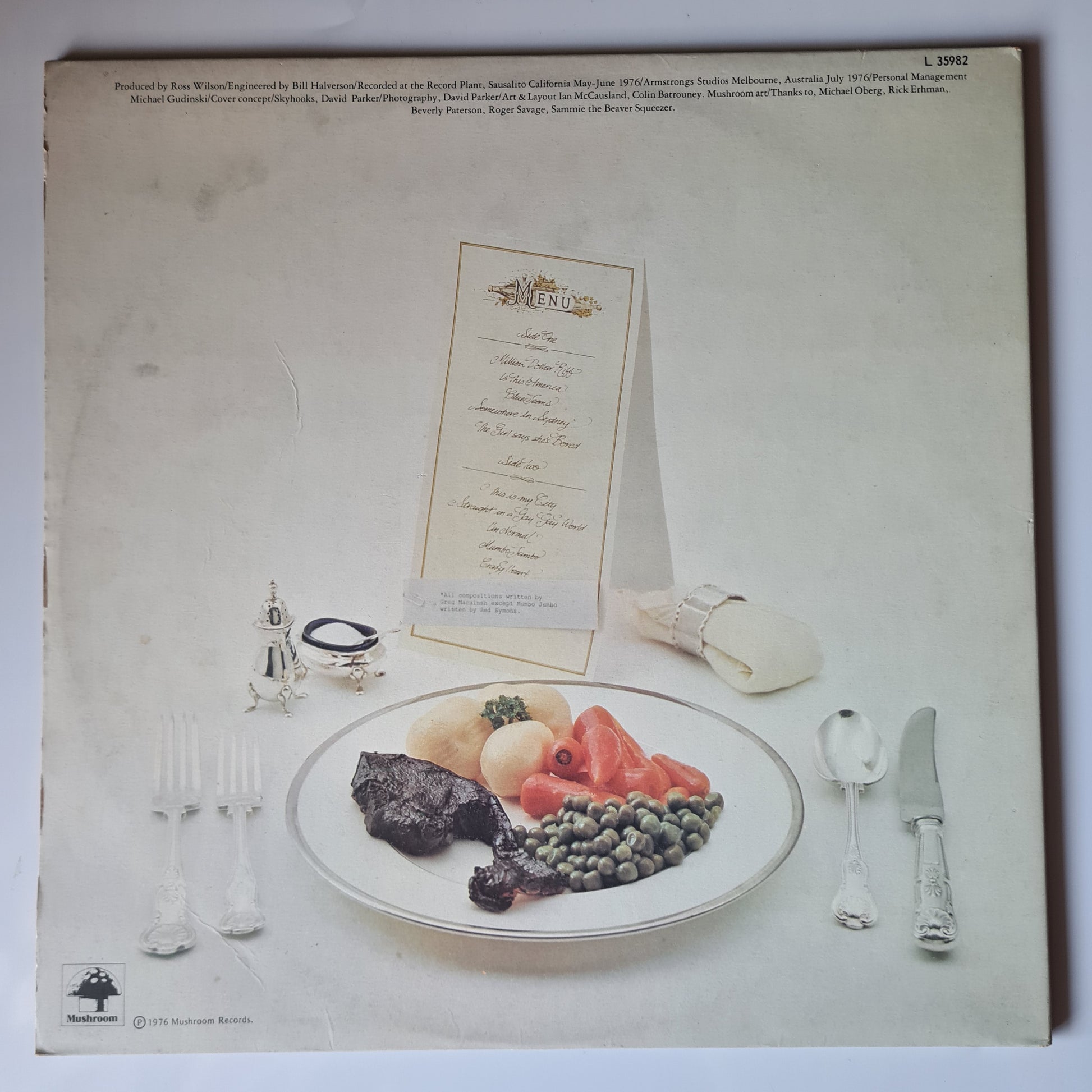 Skyhooks – Straight In A Gay Gay World (with Poster) - 1976 - Vinyl Record LP (near mint) - Sound Hound Records