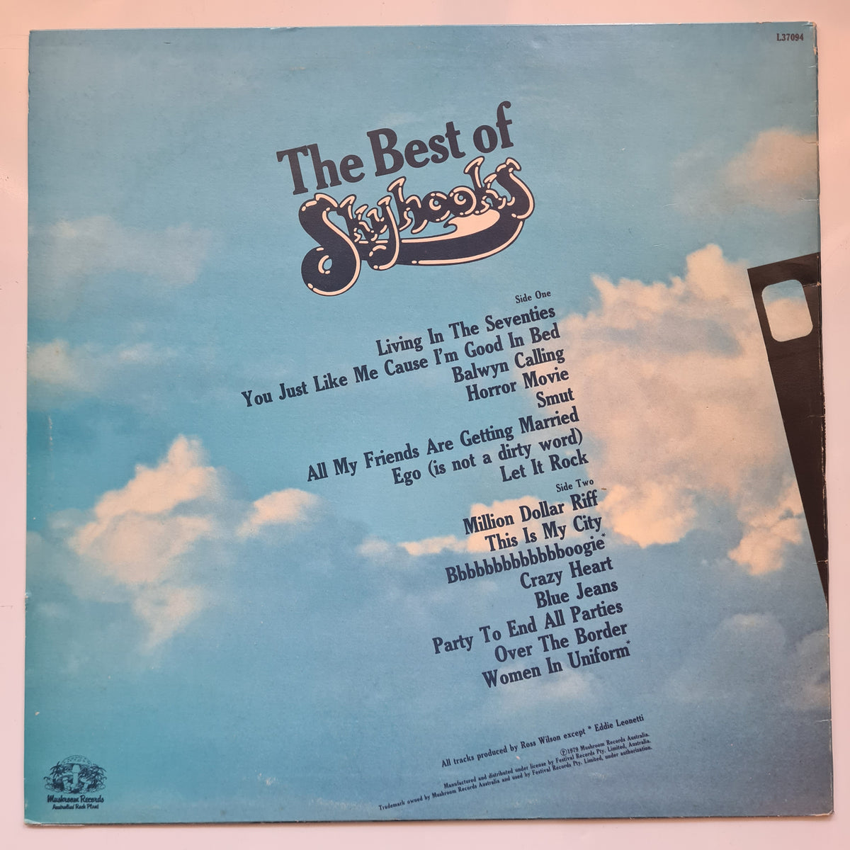 Skyhooks – The Best Of The Skyhooks - 1979 - Vinyl Record LP - Sound Hound Records