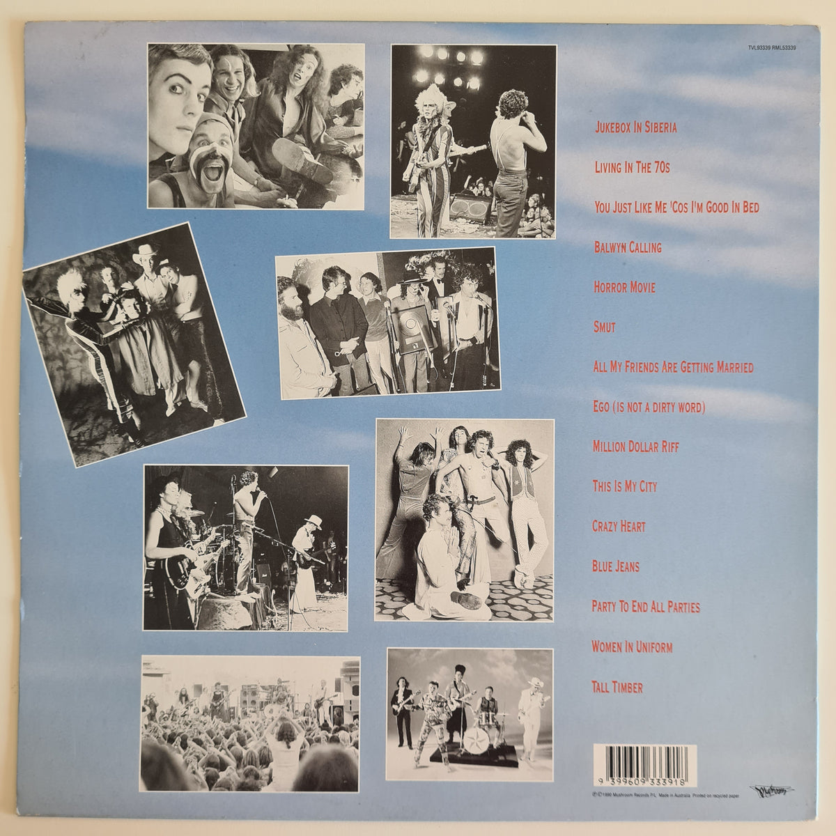 Skyhooks – The Latest And Greatest - 1990 - Vinyl Record LP (Excellent) - Sound Hound Records
