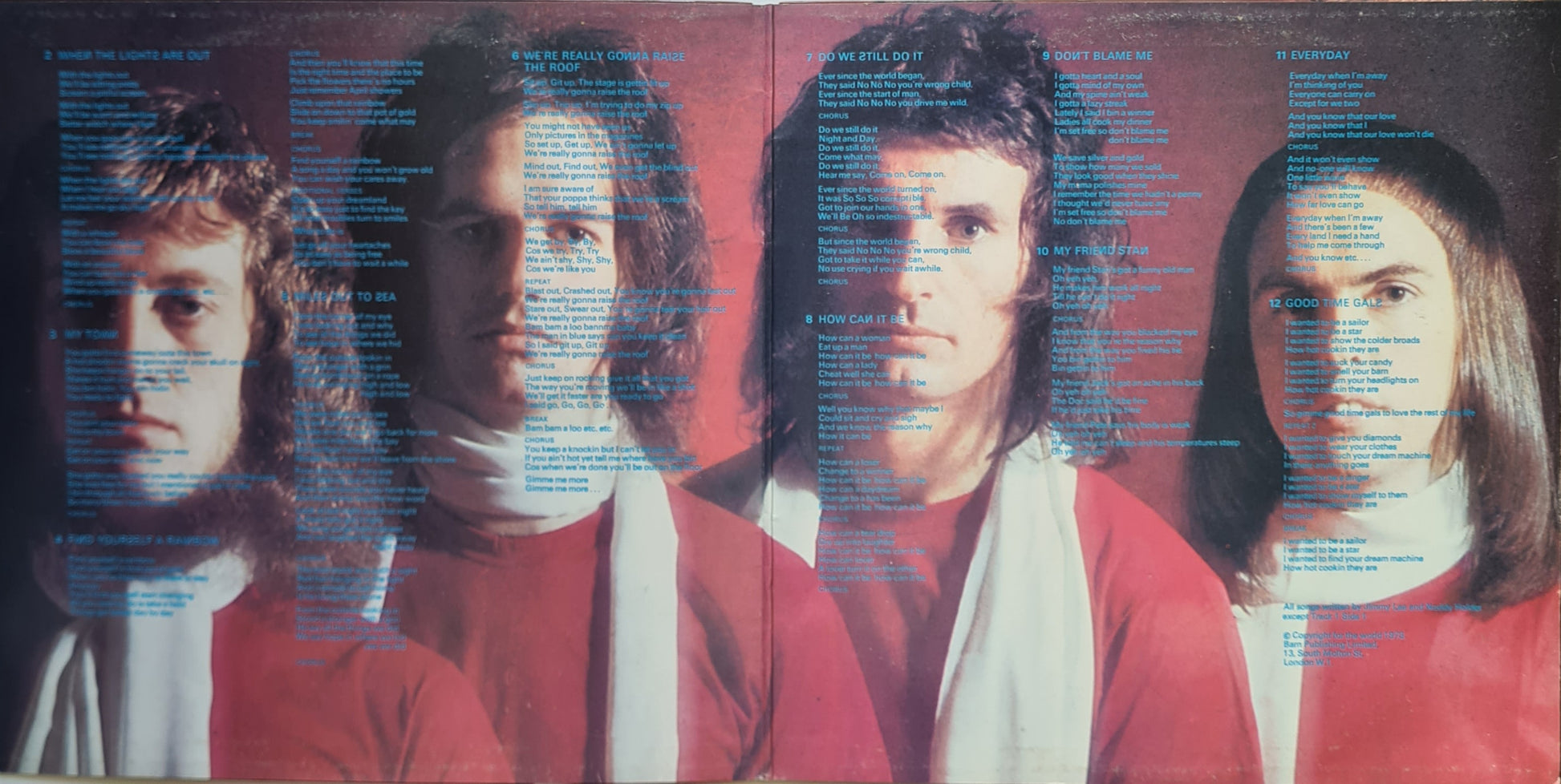 Slade – Old New Borrowed & Blue - 1974 - Vinyl Record LP - Sound Hound Records
