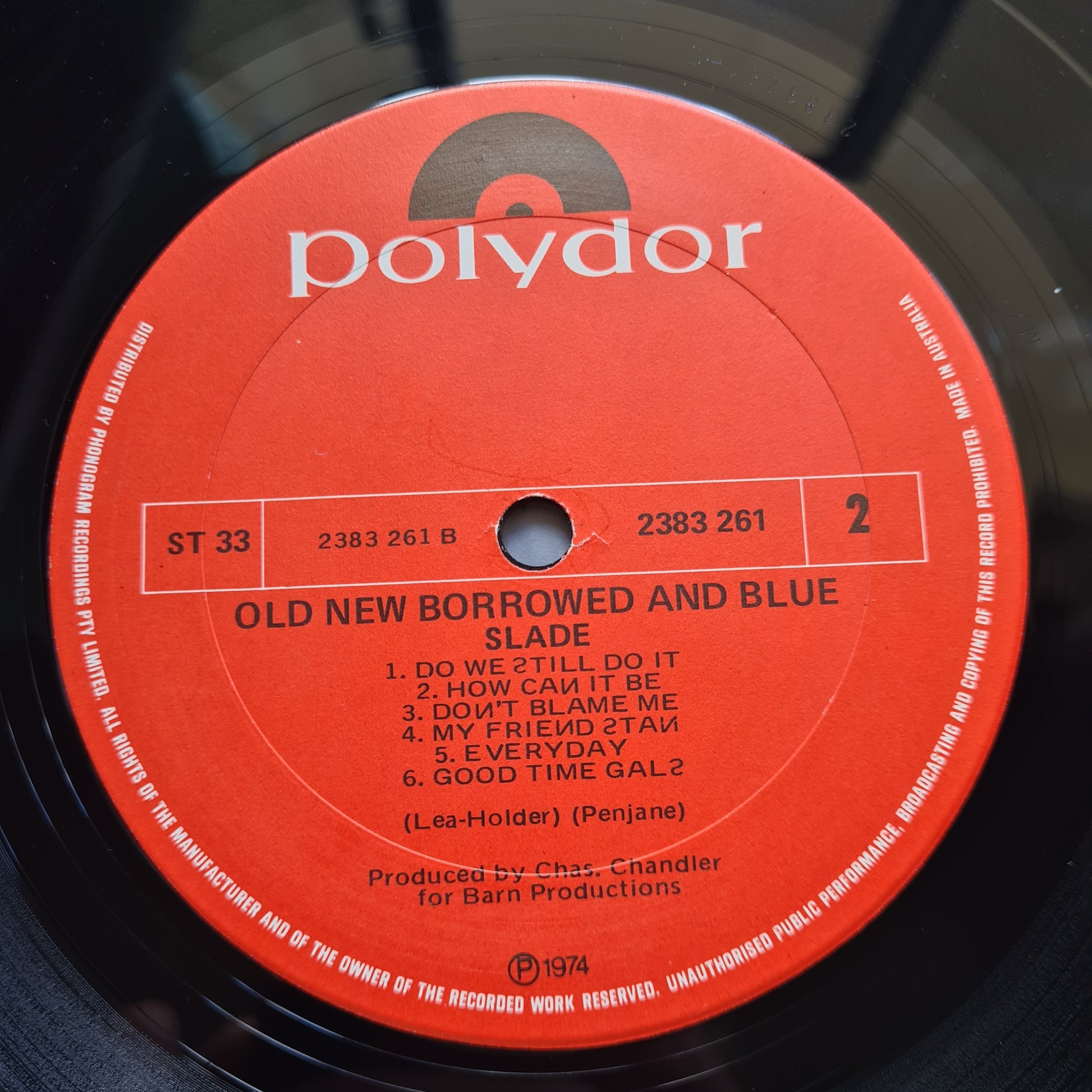Slade – Old New Borrowed & Blue - 1974 - Vinyl Record LP - Sound Hound Records