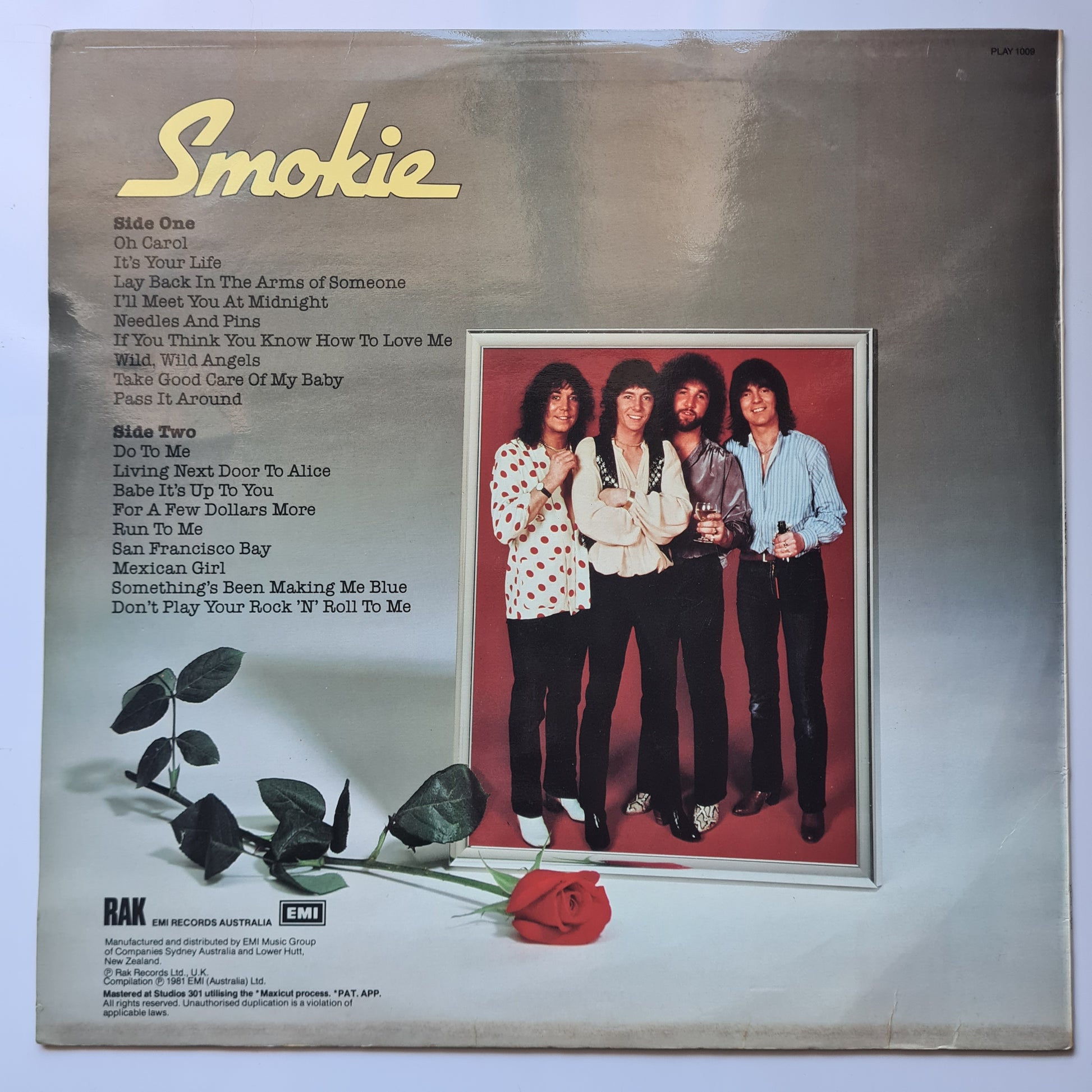 Smokie – All The Best (Greatest Hits) - 1981 - Vinyl Record LP - Sound Hound Records