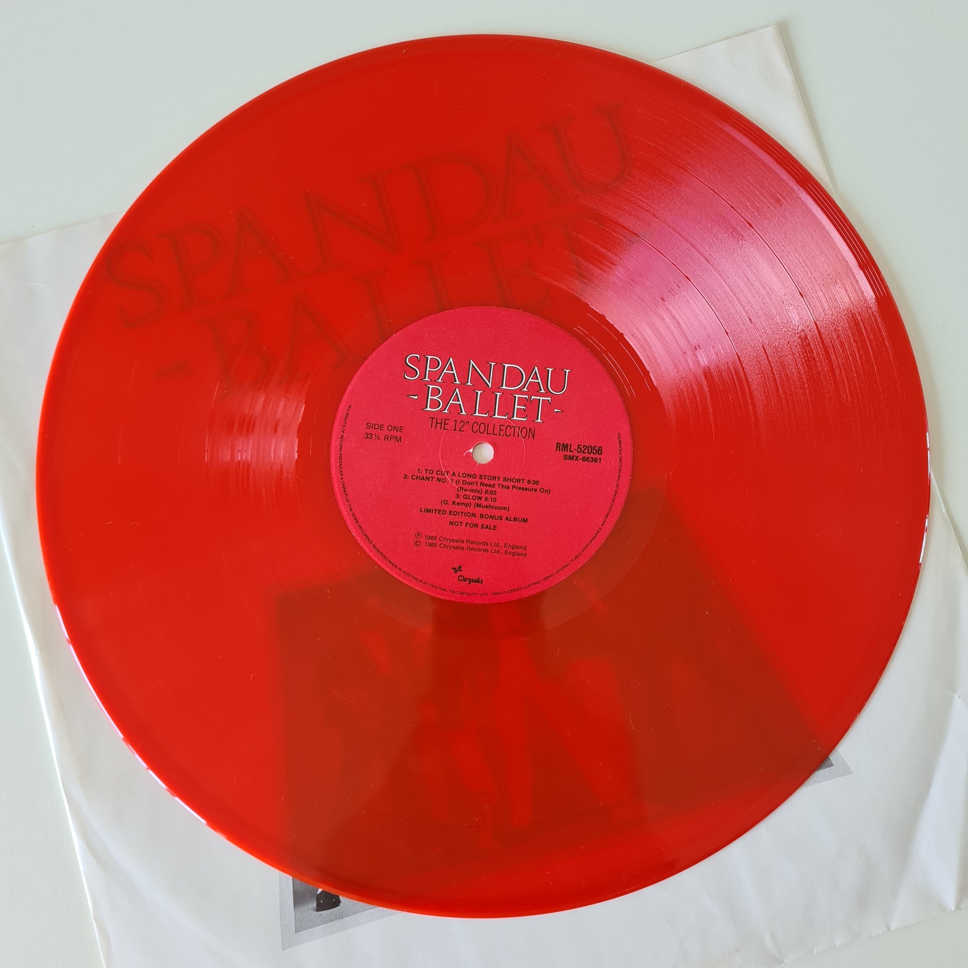 Spandau Ballet - The Singles Collection - 1985 - Vinyl Record LP (with bonus Red Vinyl Dance Mix LP) - Sound Hound Records