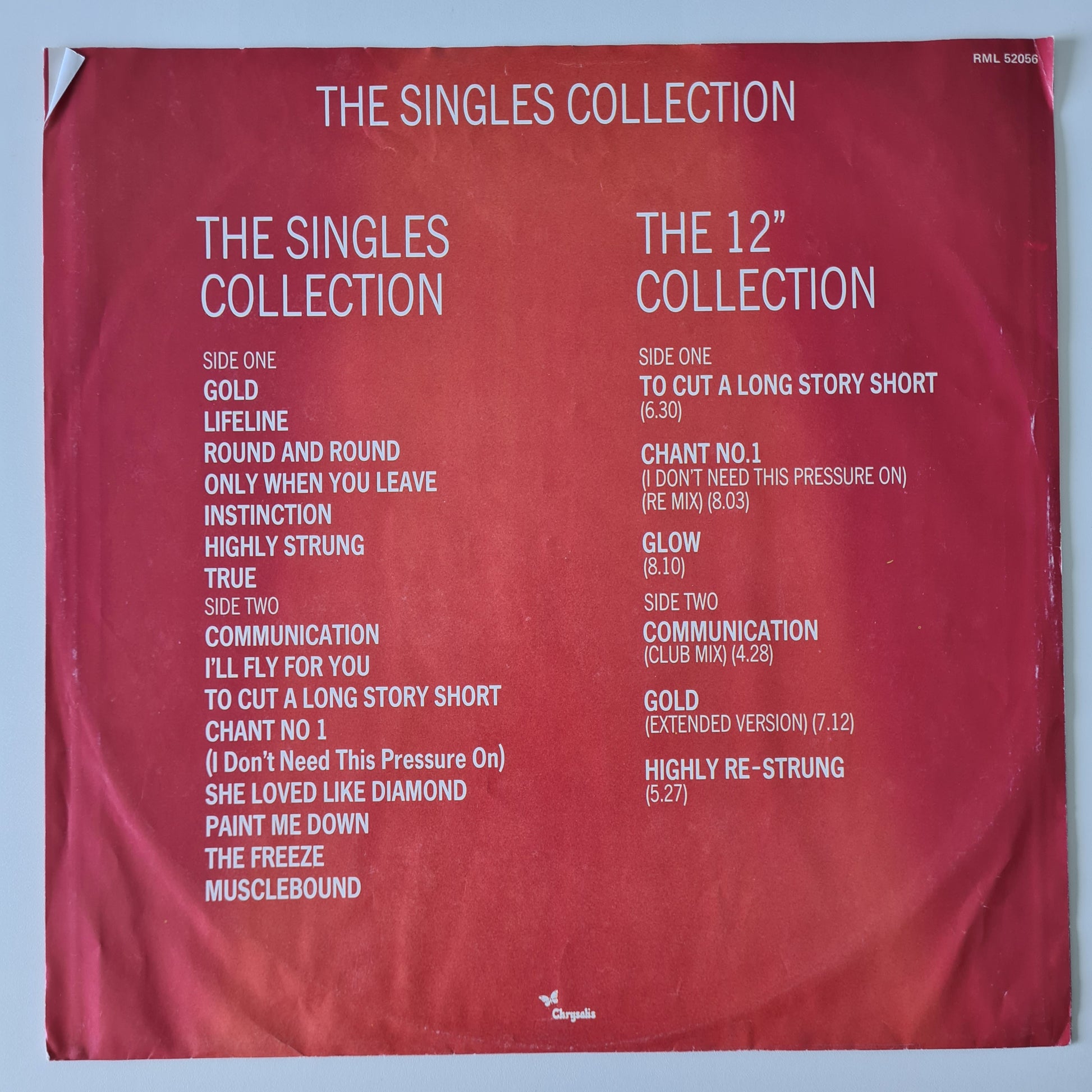 Spandau Ballet - The Singles Collection - 1985 - Vinyl Record LP (with bonus Red Vinyl Dance Mix LP) - Sound Hound Records