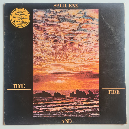 Split Enz – Time And Tide - 1982 - Vinyl Record LP - Sound Hound Records