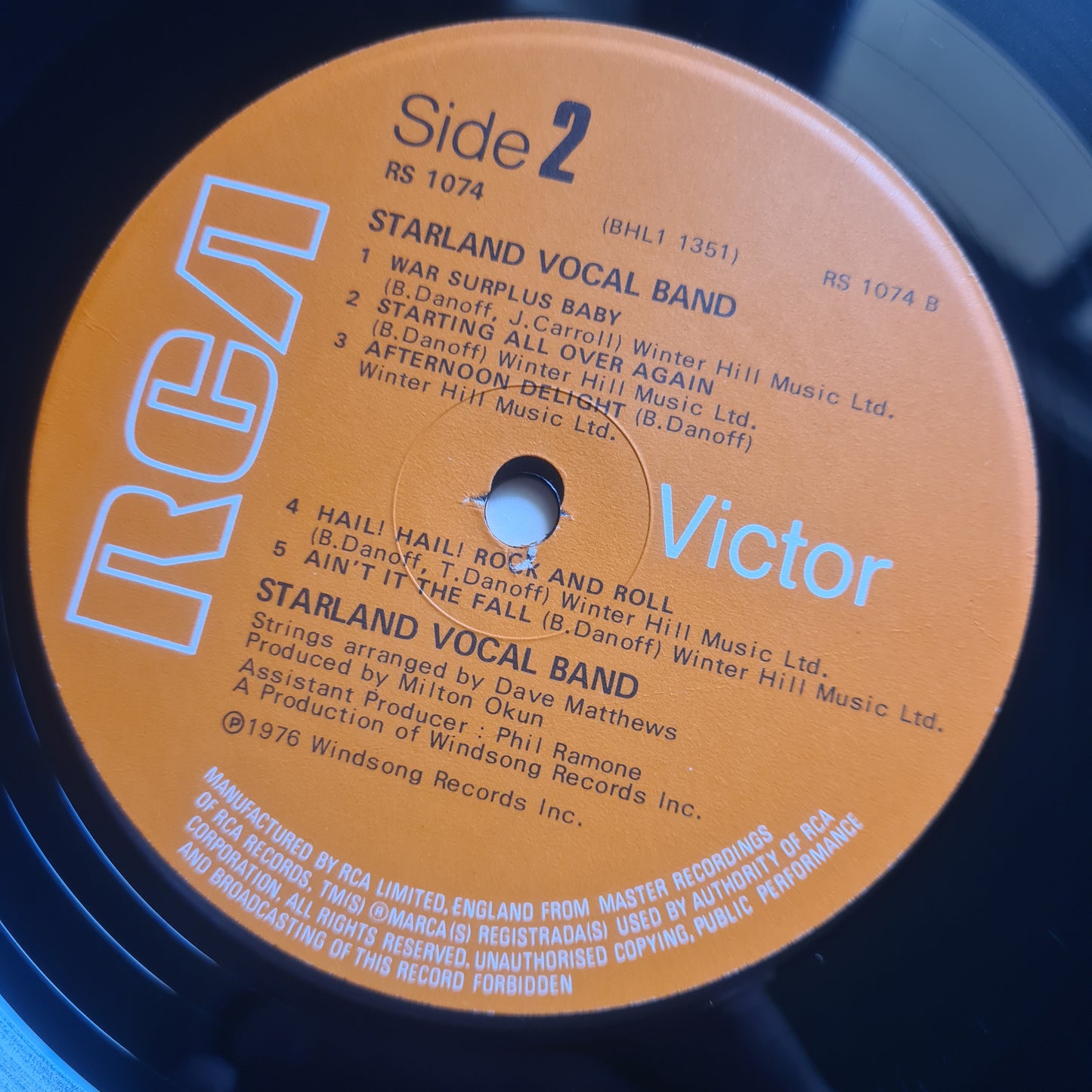 Starland Vocal Band – Starland Vocal Band - 1976 - Vinyl Record LP - Sound Hound Records