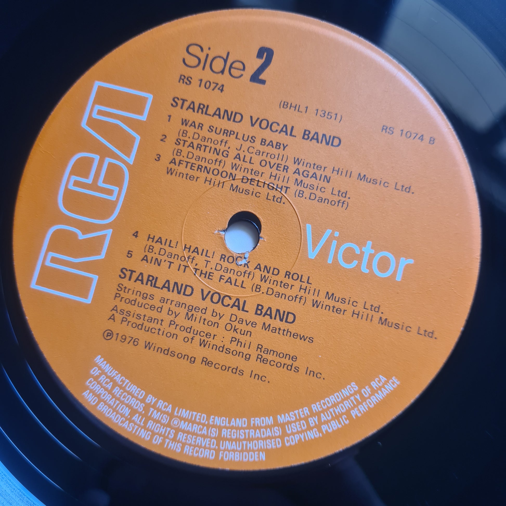Starland Vocal Band – Starland Vocal Band - 1976 - Vinyl Record LP - Sound Hound Records
