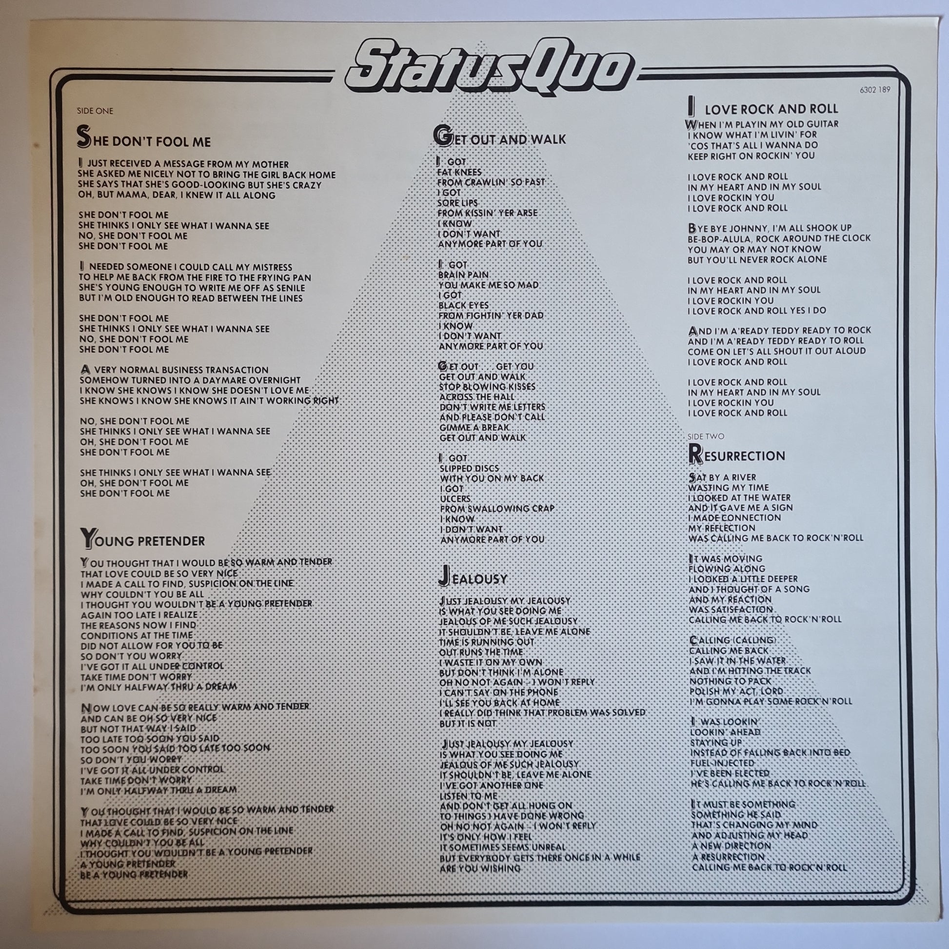 Status Quo – 1+9+8+2= X - 1982 - Vinyl Record LP - Sound Hound Records