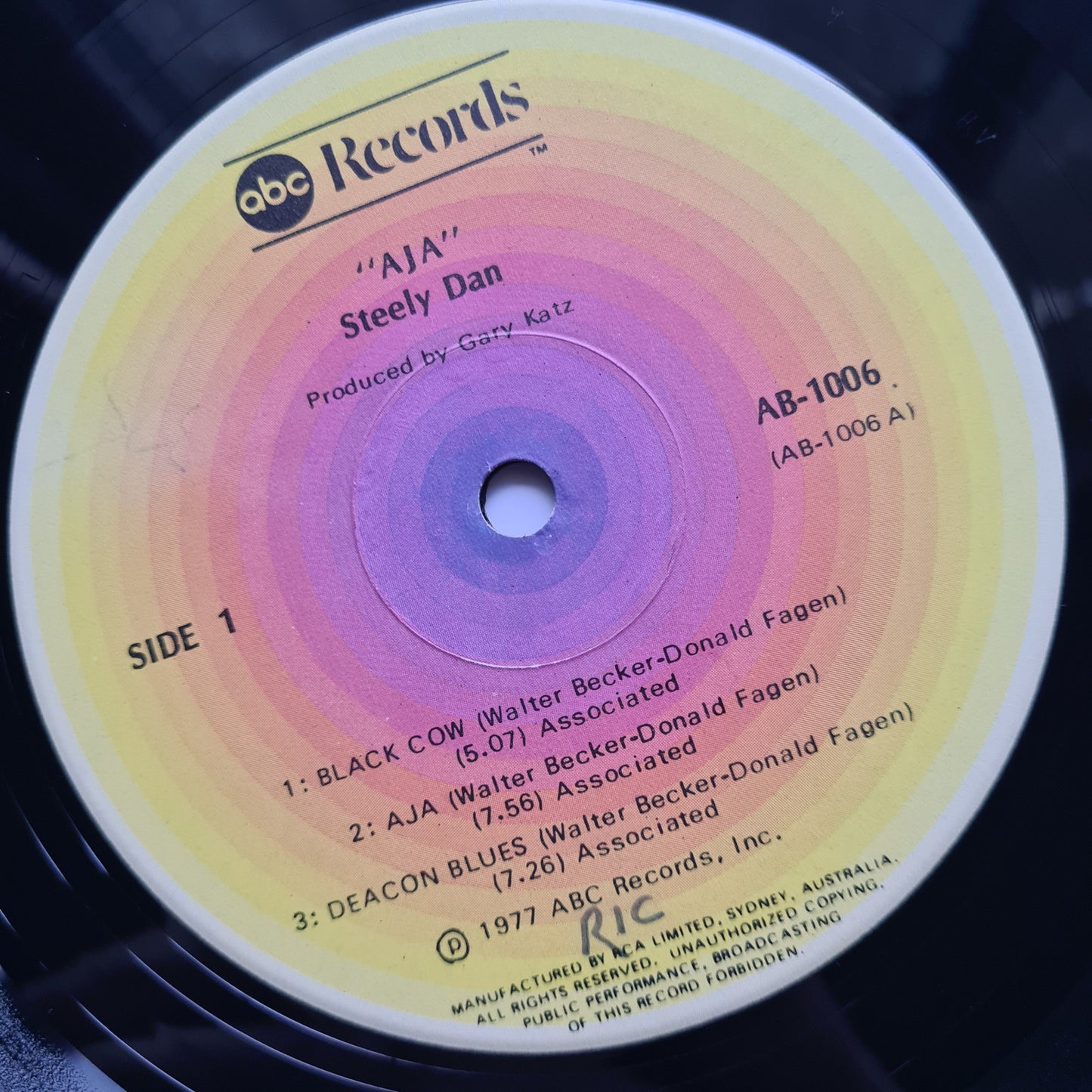 Steely Dan – Aja - 1977 (1st Australian Pressing) - Vinyl Record LP - Sound Hound Records