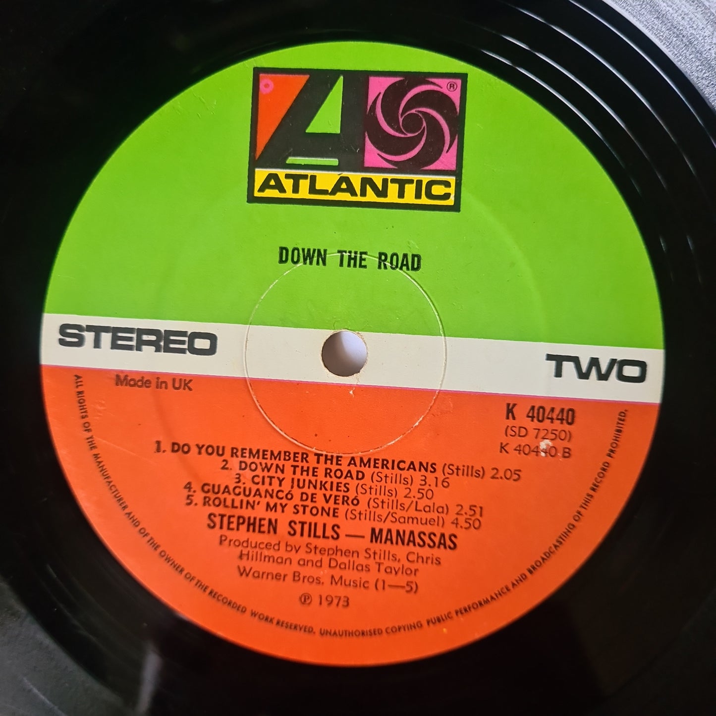 Stephen Stills/ Manassas – Down The Road - 1973 - Vinyl Record LP - Sound Hound Records