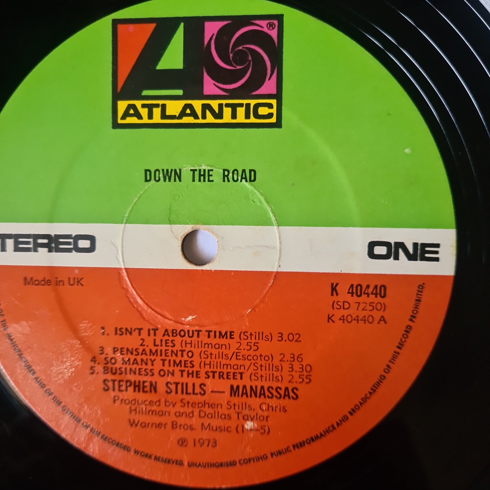 Stephen Stills/ Manassas – Down The Road - 1973 - Vinyl Record LP - Sound Hound Records