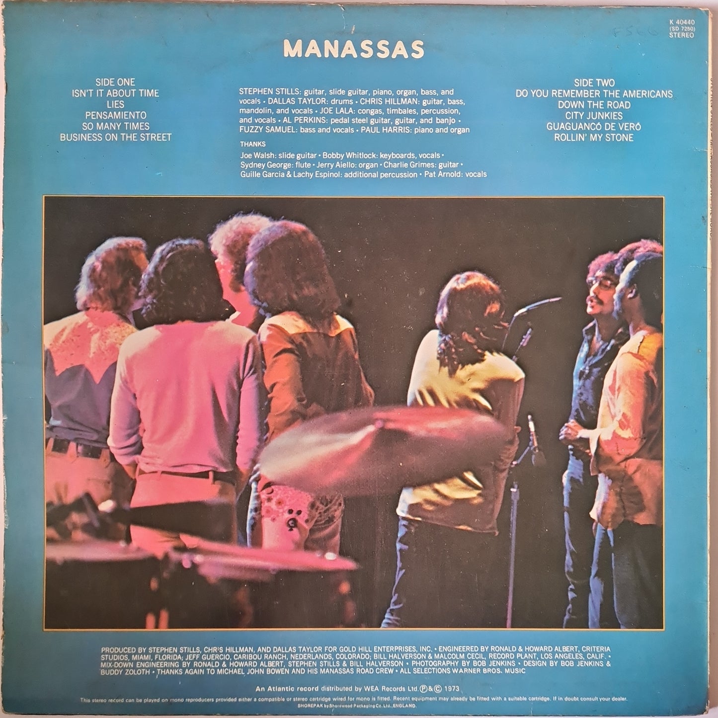 Stephen Stills/ Manassas – Down The Road - 1973 - Vinyl Record LP - Sound Hound Records
