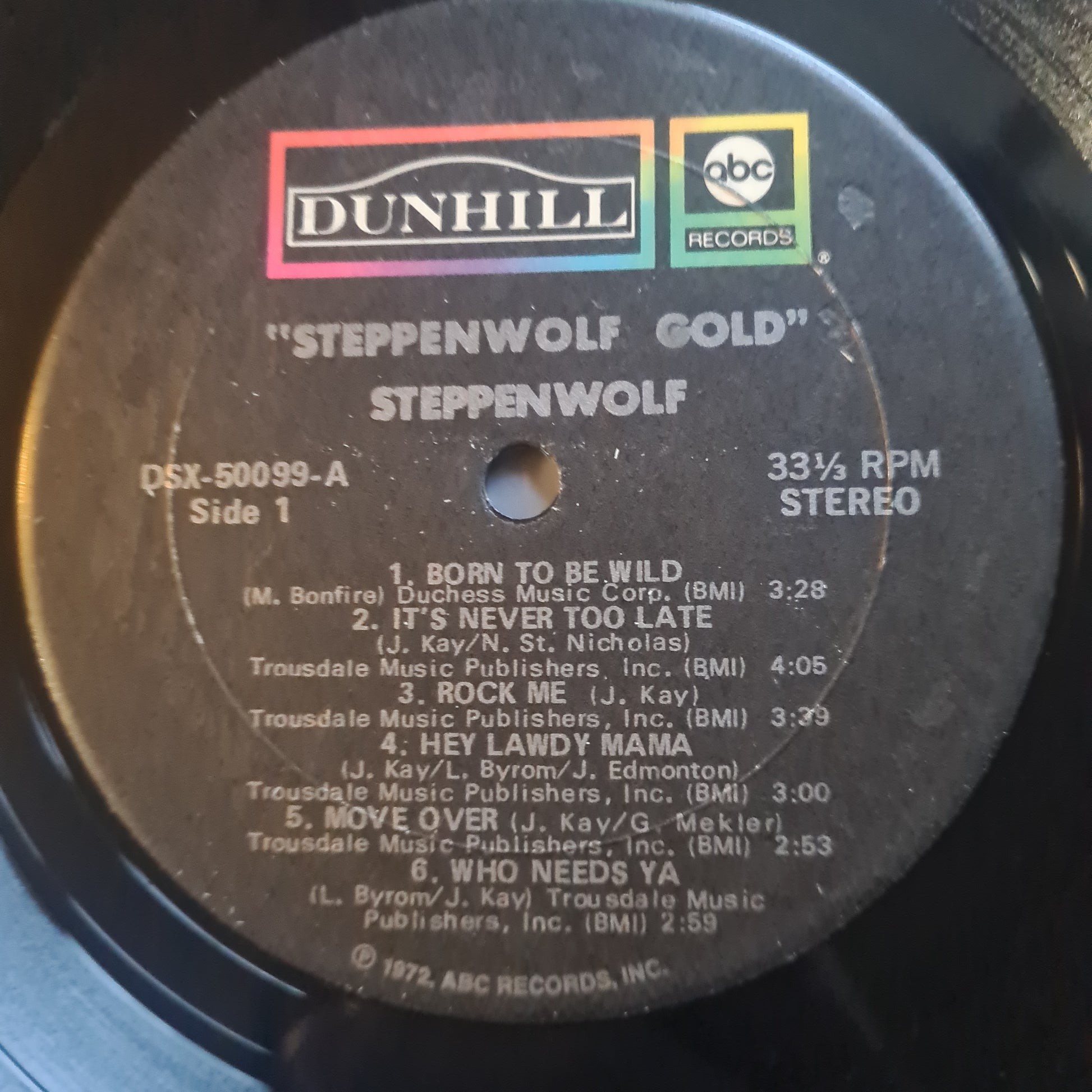 Steppenwolf – Steppenwolf Gold: Their Greatest Hits - 1972 (USA Gatefold Pressing) - Vinyl Record LP - Sound Hound Records
