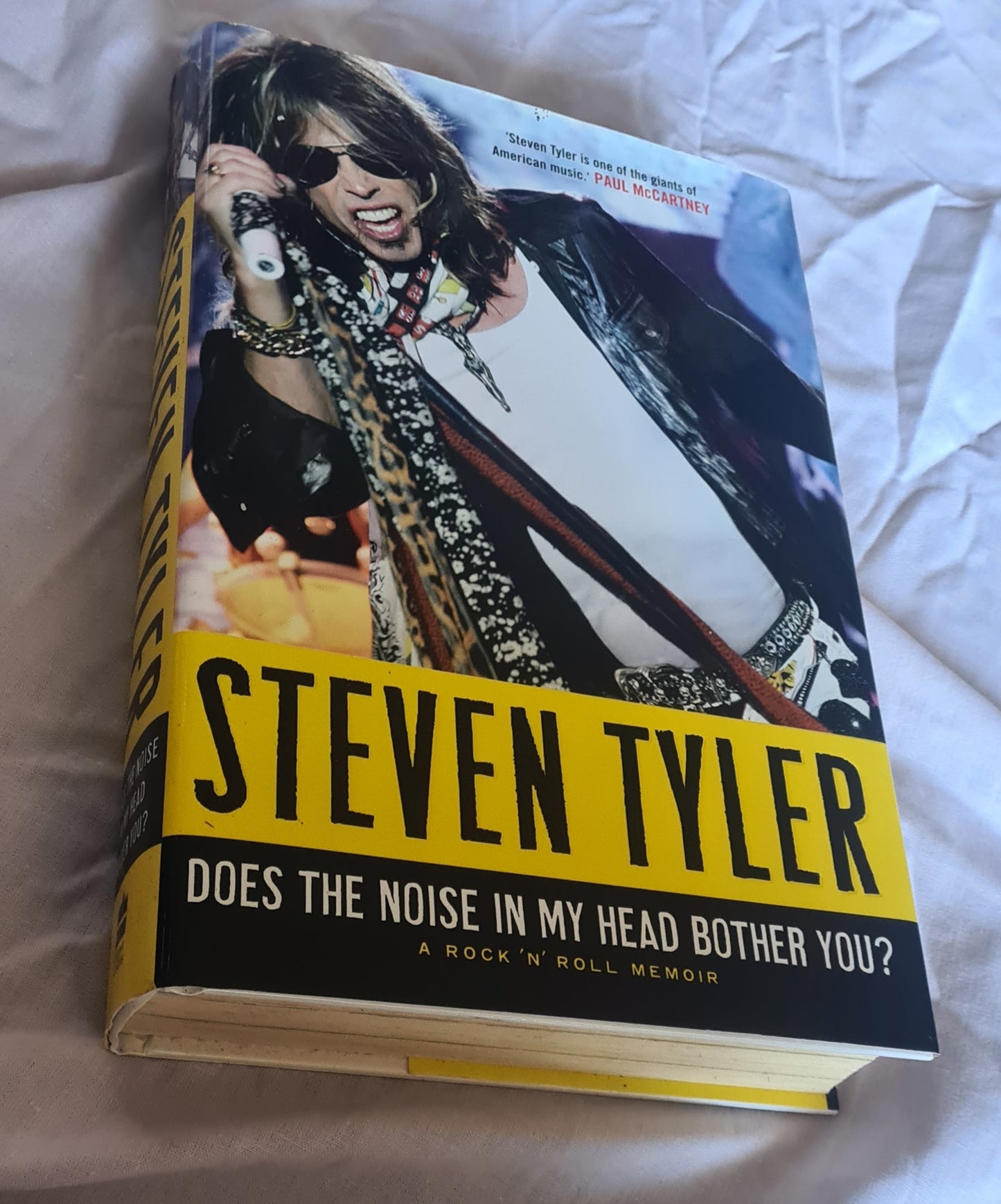 Steven Tyler (Aerosmith) - Does The Noise In My Head Bother You? - Hardcover Book (Autobiography) - Sound Hound Records