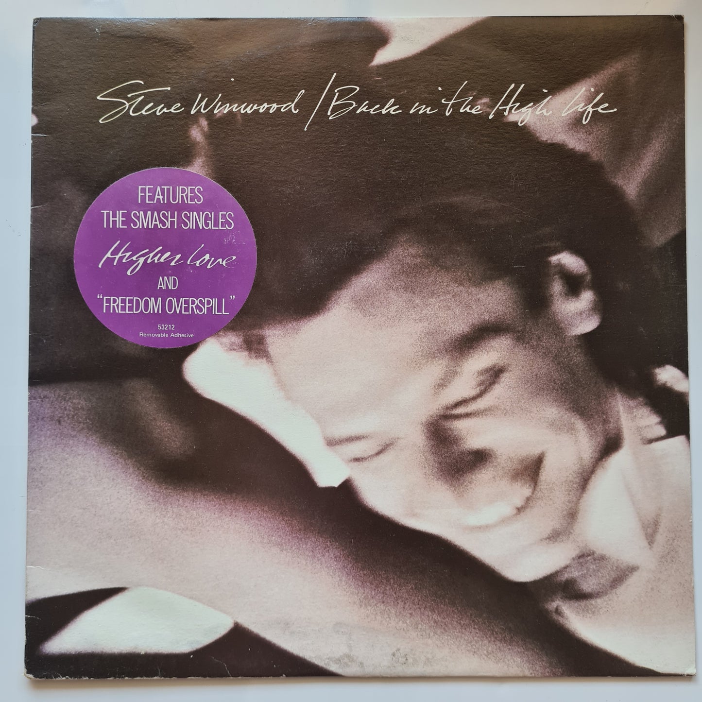 Stevie Winwood – Back In The High Life - 1986 - Vinyl Record LP (near mint) - Sound Hound Records