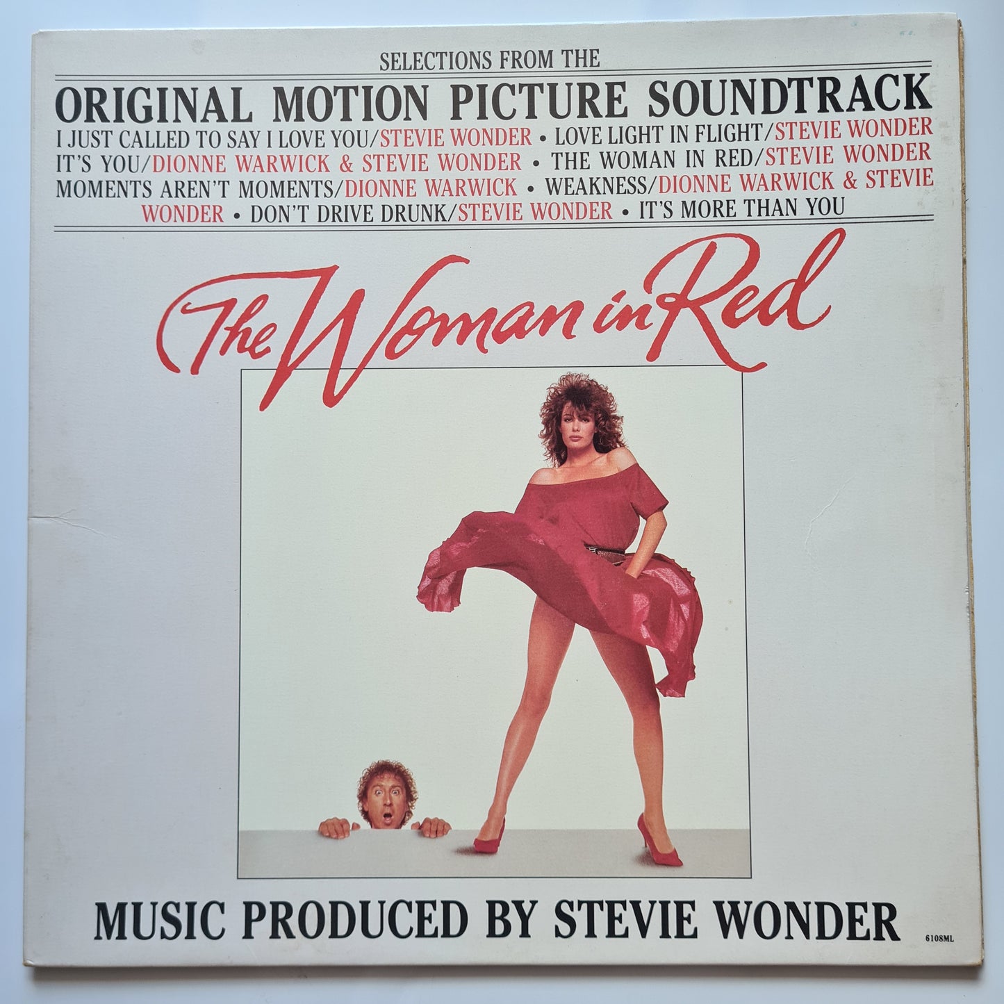 Stevie Wonder – The Woman In Red (Selections From The Original Motion Picture Soundtrack) - 1984 - Vinyl Record LP - Sound Hound Records