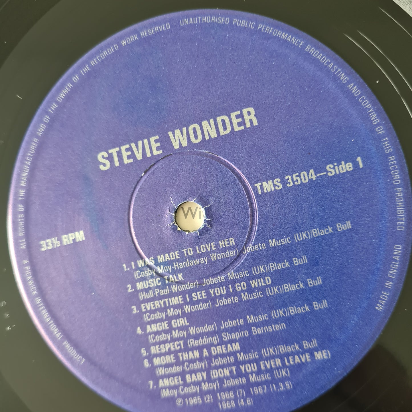 Stevie Wonder – Uptight - 1982 (UK pressing) - Vinyl Record LP - Sound Hound Records