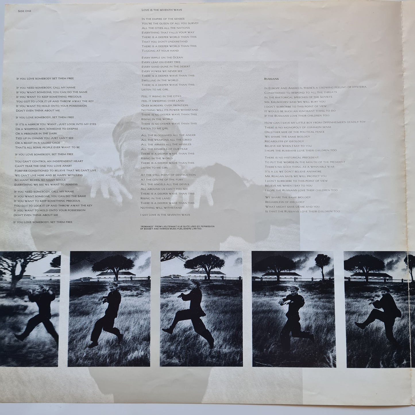 Sting – The Dream Of The Blue Turtles - 1985 - Vinyl Record LP - Sound Hound Records
