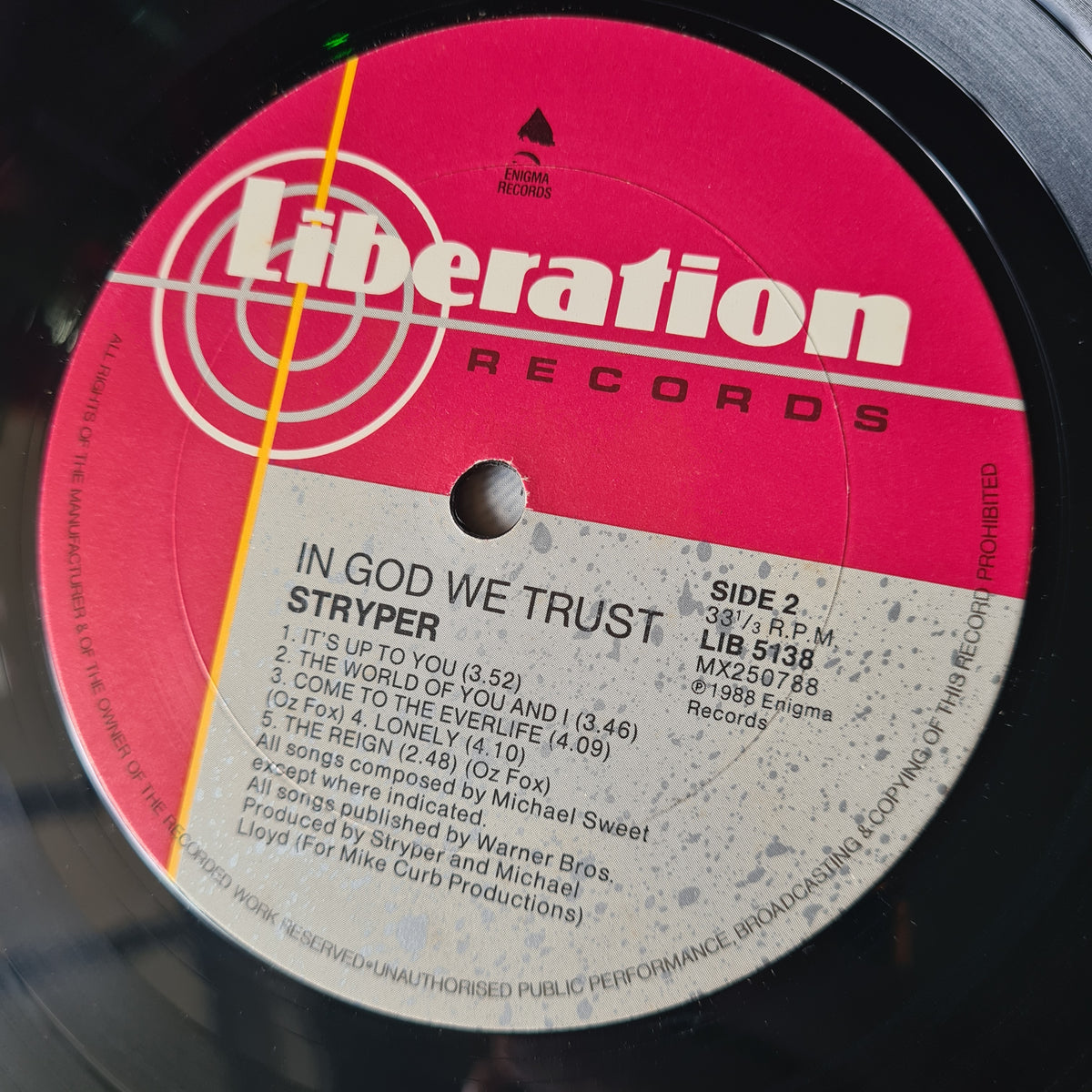 Stryper – In God We Trust - 1988 (Australian Gatefold Pressing) - Vinyl Record LP - Sound Hound Records