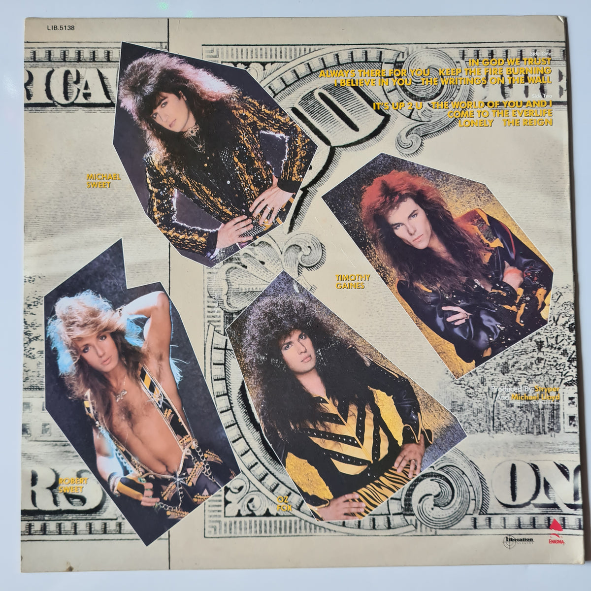 Stryper – In God We Trust - 1988 (Australian Gatefold Pressing) - Vinyl Record LP - Sound Hound Records