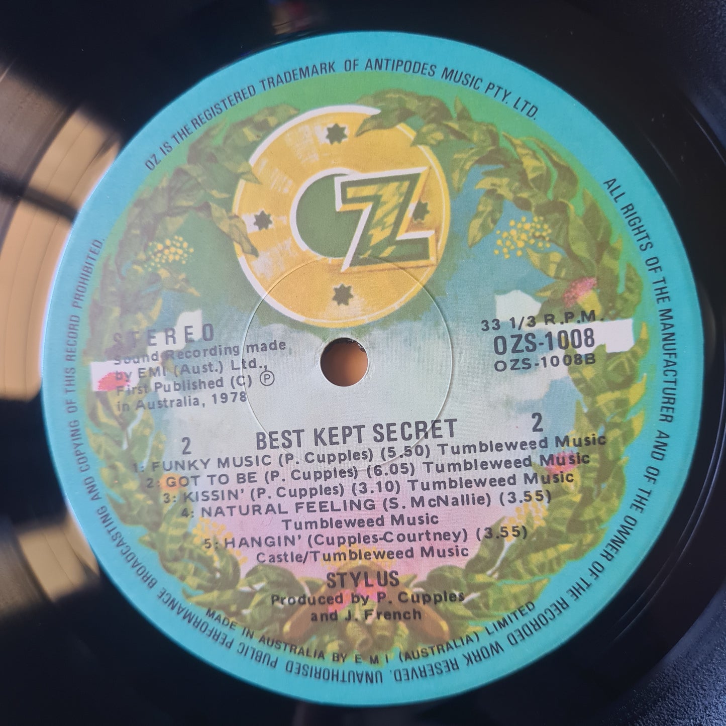 Stylus – The Best Kept Secret - 1978 - Vinyl Record LP (EX) - Sound Hound Records