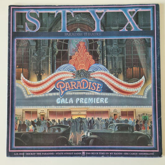 Styx – Paradise Theatre - 1981 (Etched Holographic Vinyl Pressing) - Vinyl Record LP - Sound Hound Records