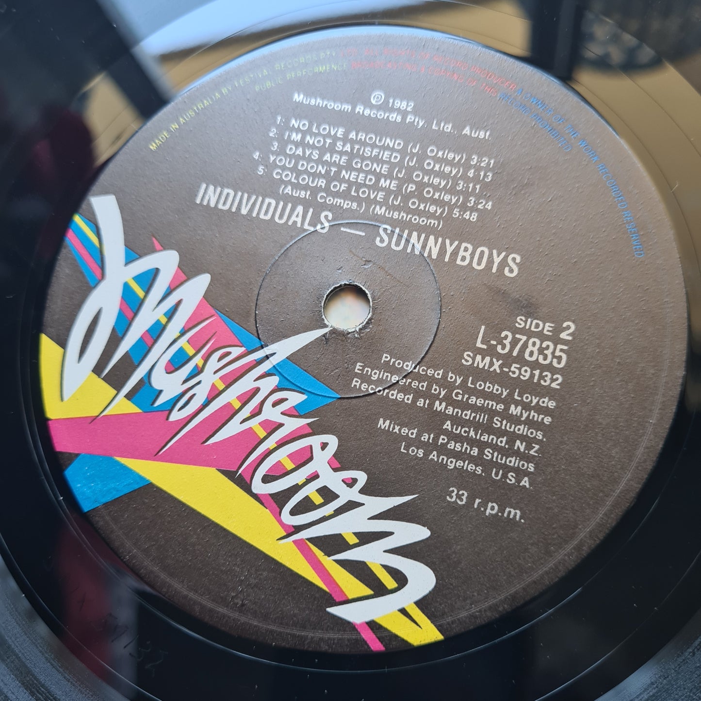 Sunnyboys – Individuals - 1982 - Vinyl Record LP - Sound Hound Records