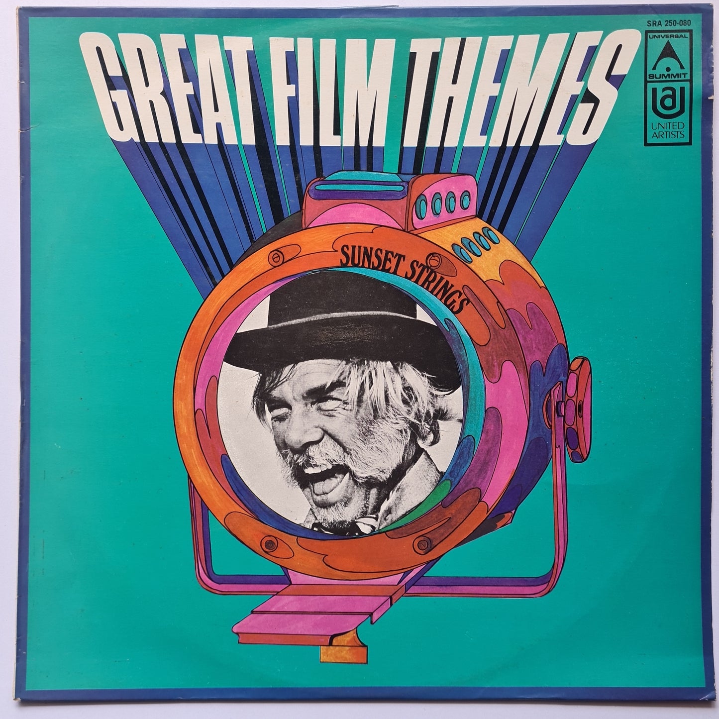 Sunset Strings – Great Film Themes - Australian Pressing - Vinyl Record LP - Sound Hound Records