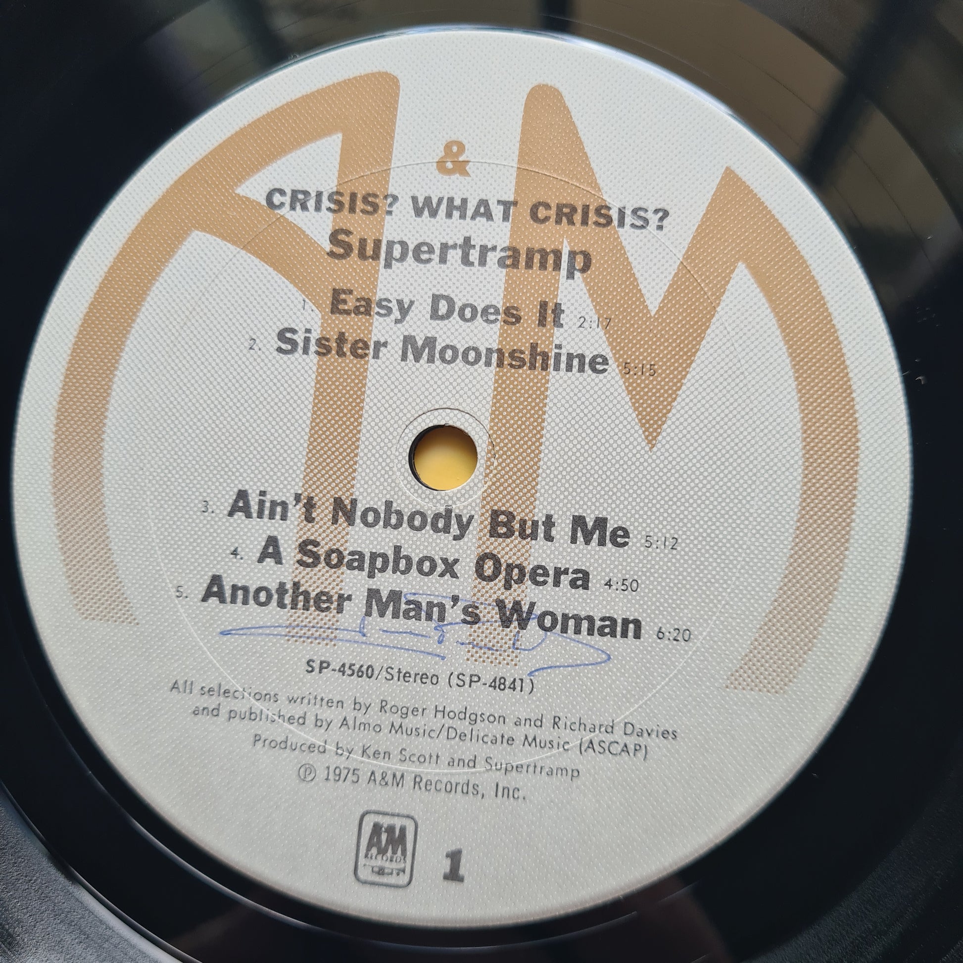Supertramp – Crisis? What Crisis? - 1975 (USA Pressing) - Vinyl Record LP - Sound Hound Records