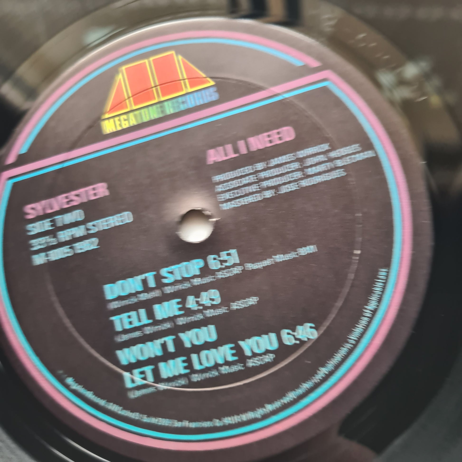 Sylvester – All I Need - 1982 - Vinyl Record LP - Sound Hound Records