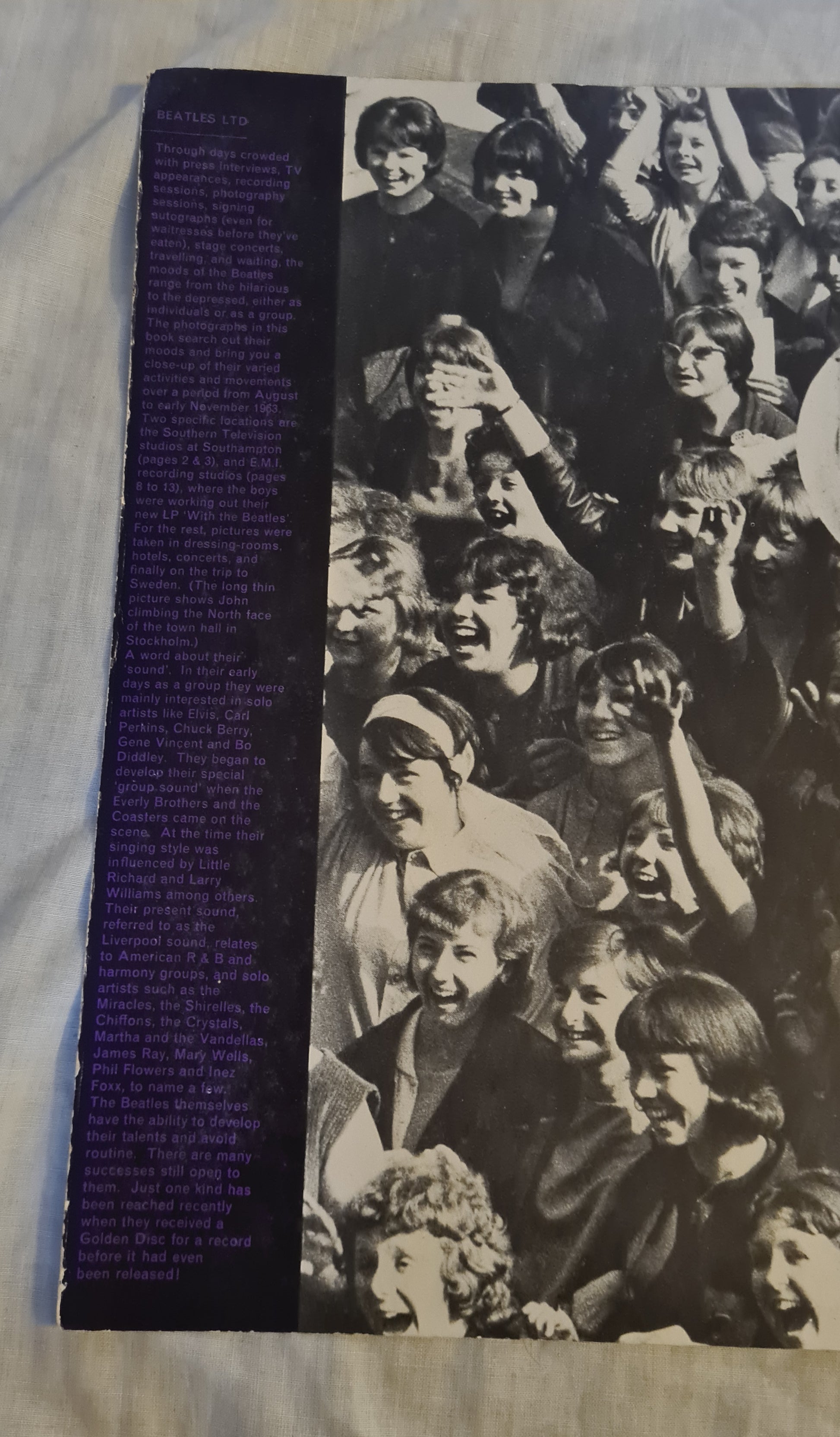 THE BEATLES - BEATLES LTD: ORIGINAL 1964 TOUR BOOK- TOUR PROGRAM- VINTAGE RARE - Sound Hound Records