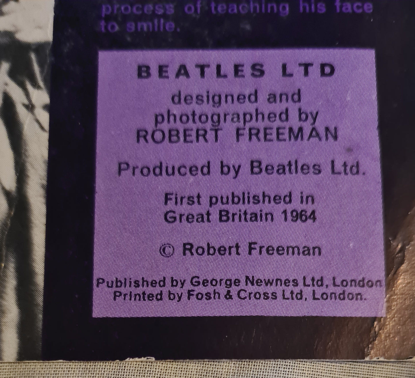 THE BEATLES - BEATLES LTD: ORIGINAL 1964 TOUR BOOK- TOUR PROGRAM- VINTAGE RARE - Sound Hound Records