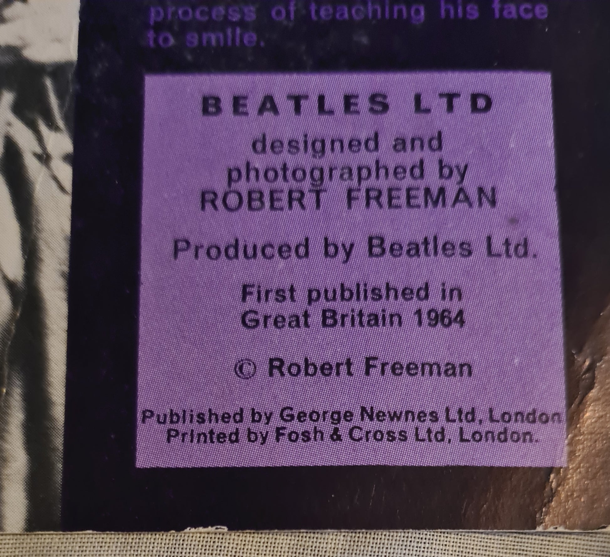 THE BEATLES - BEATLES LTD: ORIGINAL 1964 TOUR BOOK- TOUR PROGRAM- VINTAGE RARE - Sound Hound Records