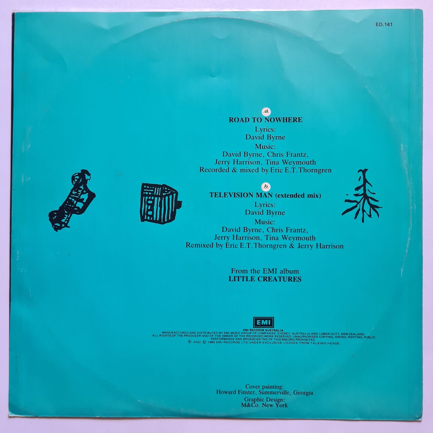 Talking Heads – Road To Nowhere - 1985 - Vinyl Record (Maxi Single) - Sound Hound Records