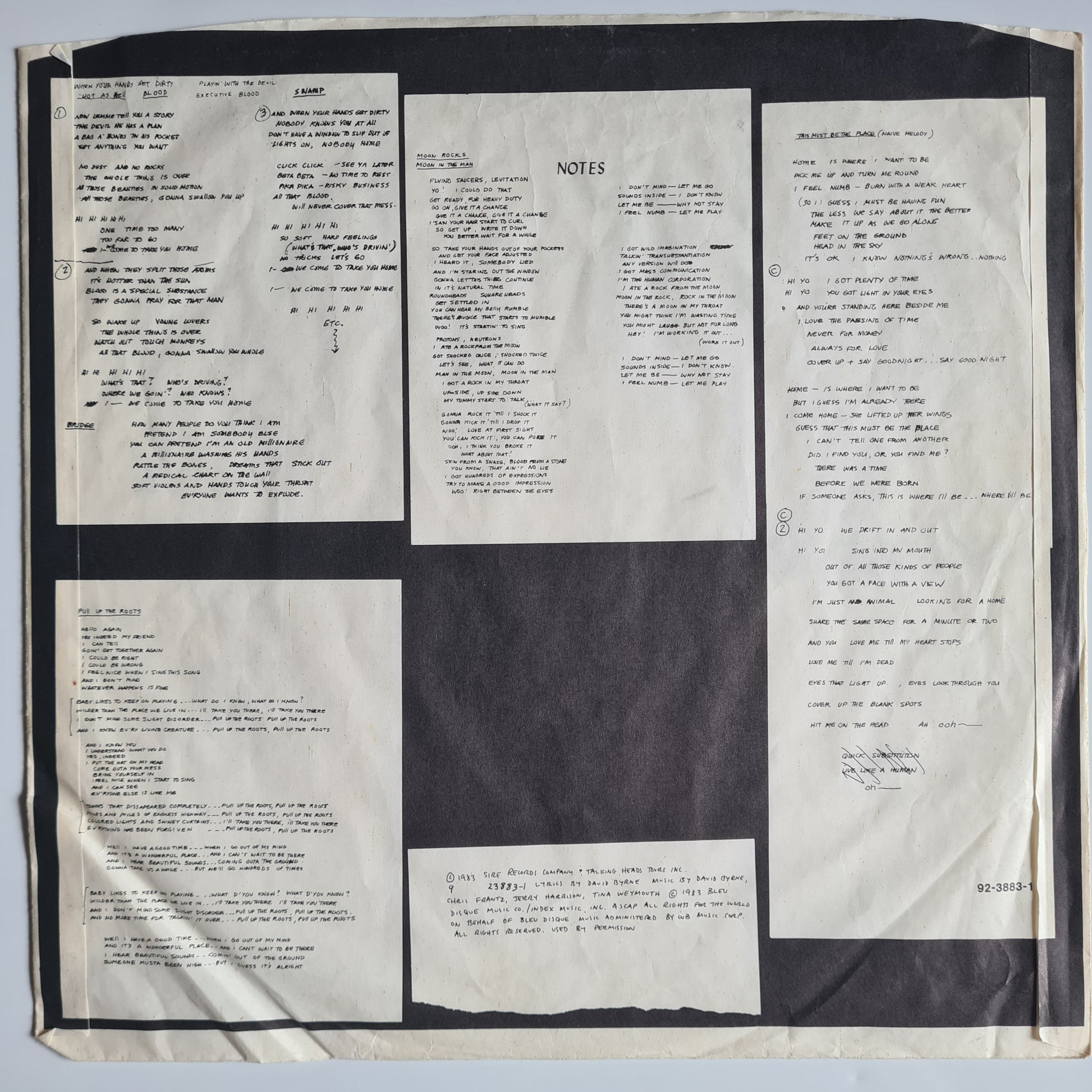 Talking Heads – Speaking In Tongues - 1983 (German Pressing) - Vinyl Record LP - Sound Hound Records