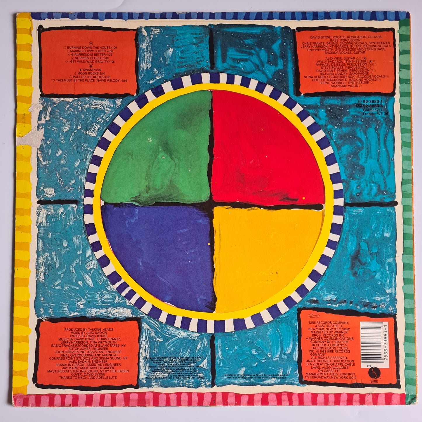 Talking Heads – Speaking In Tongues - 1983 (German Pressing) - Vinyl Record LP - Sound Hound Records