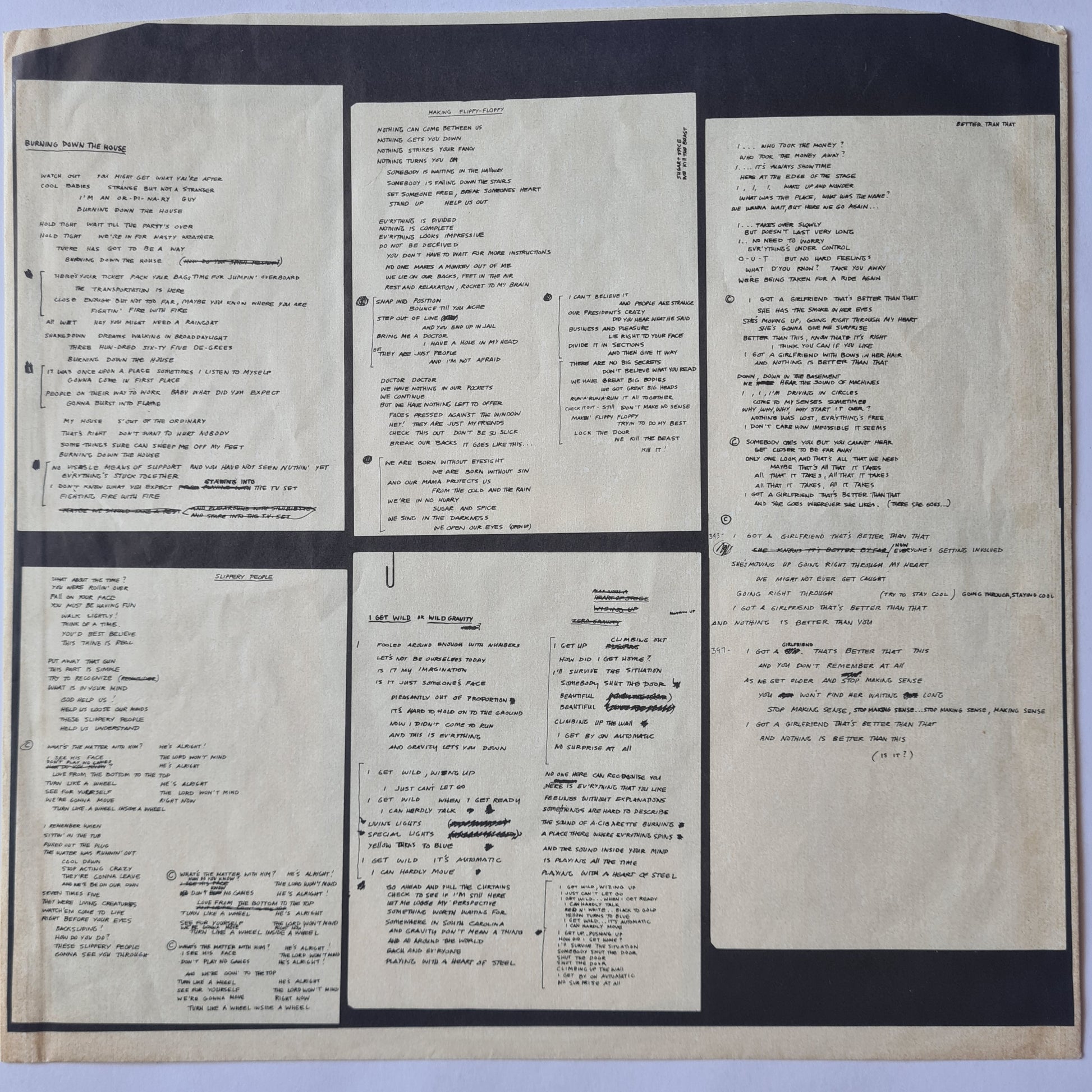 Talking Heads – Speaking In Tongues - 1983 (Irish Pressing) - Vinyl Record LP (EX) - Sound Hound Records