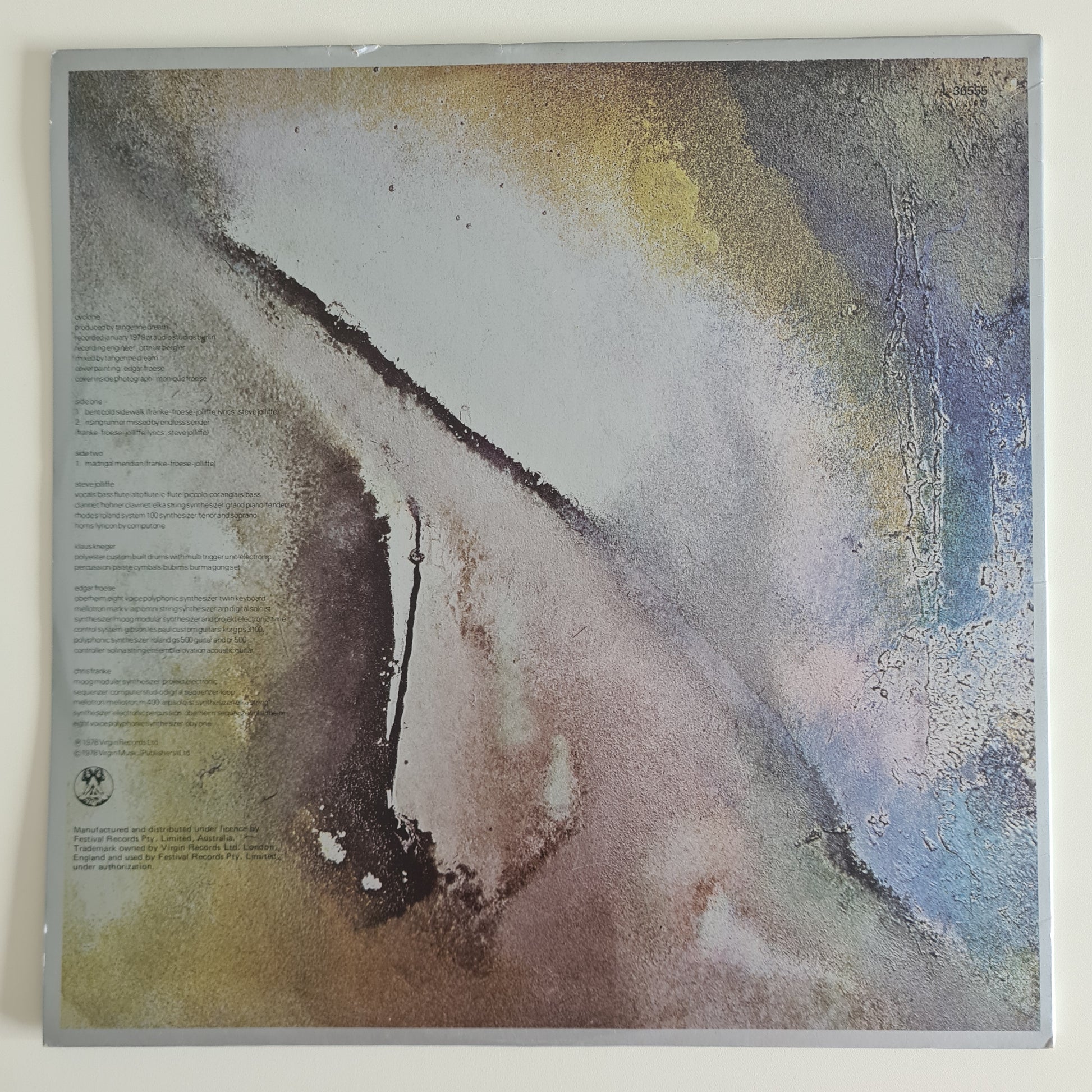 Tangerine Dream – Cyclone - 1978 - Vinyl Record LP (near mint- looks unplayed) - Sound Hound Records