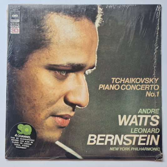 Tchaikovsky: Piano Concerto No. 1 – Andre Watts, Leonard Bernstein, New York Philharmonic - 1974 (4 Channel Quadraphonic Pressing) - Vinyl Record LP - Sound Hound Records