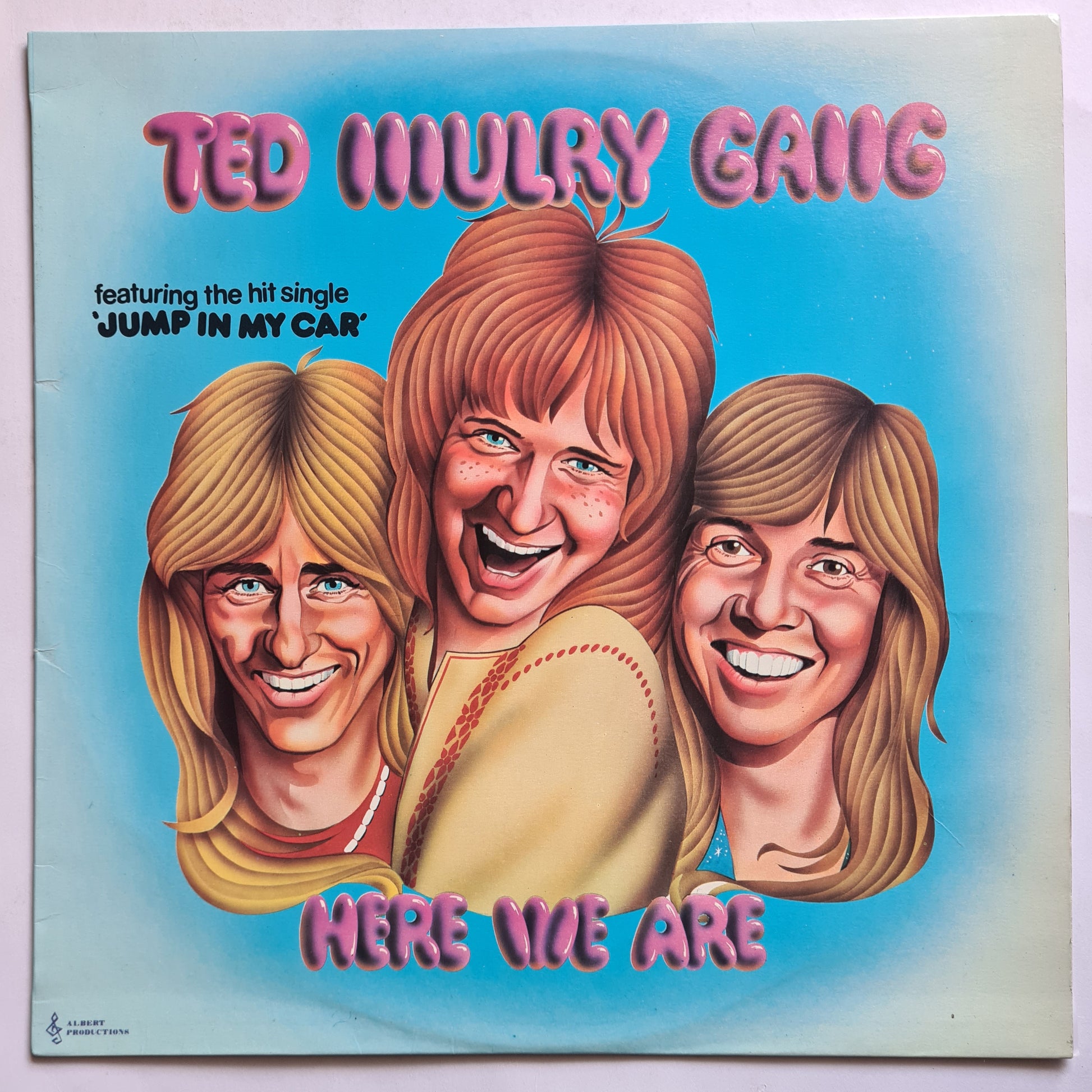 Ted Mulry Gang – Here We Are - 1975 (Blue Roo) - Vinyl Record LP (near mint) - Sound Hound Records